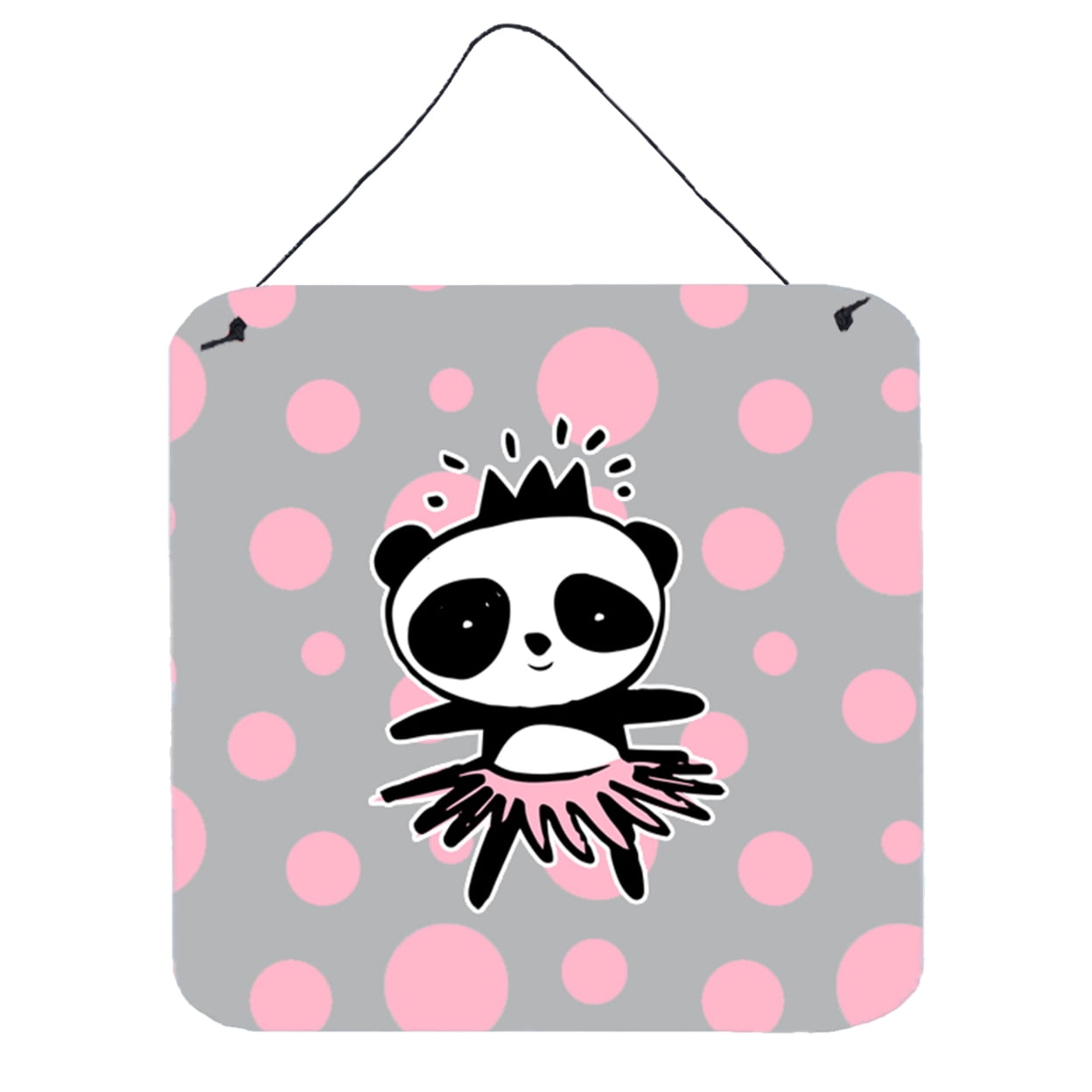 Panda Bear Ballerina Wall or Door Hanging Prints