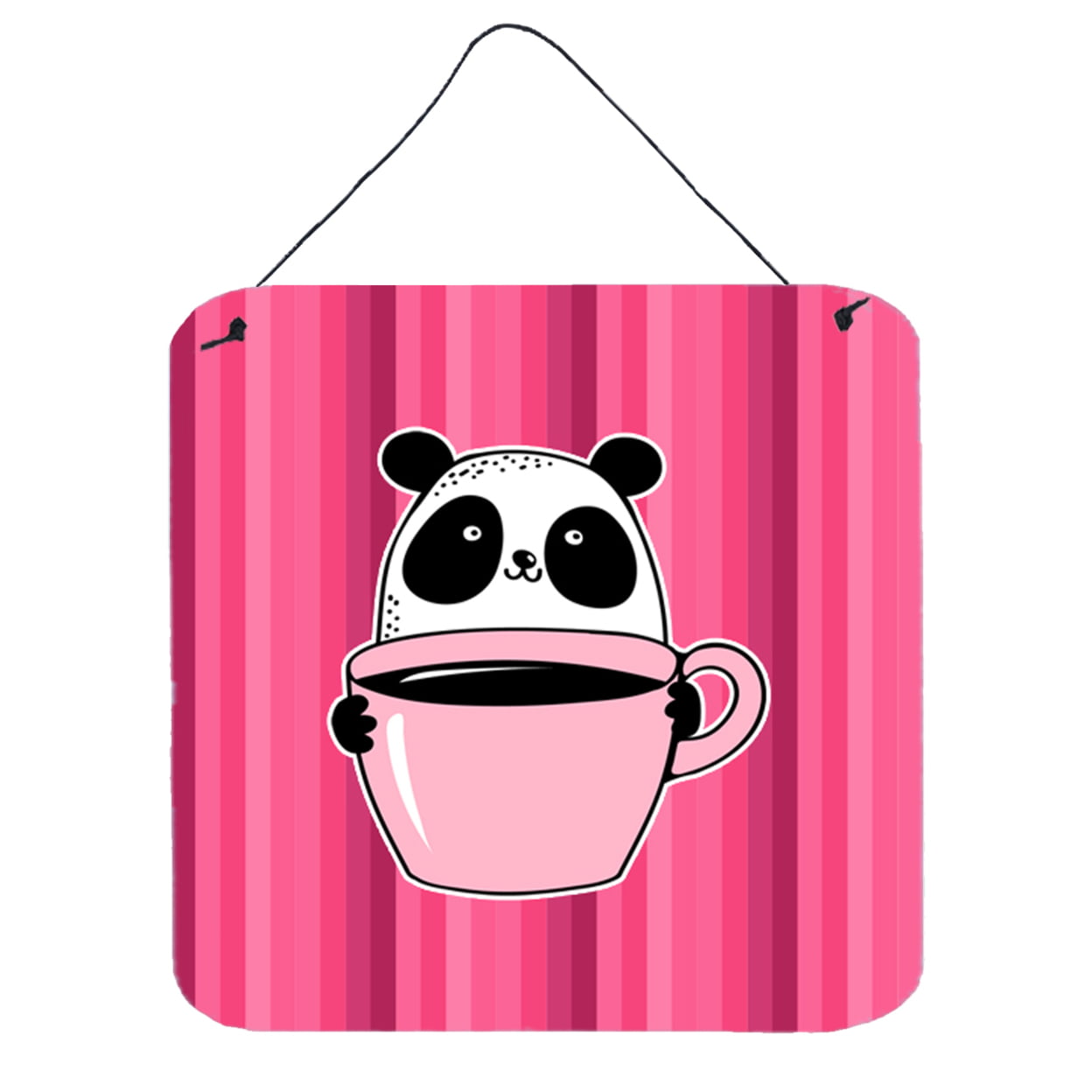 Panda Bear Coffee Wall or Door Hanging Prints