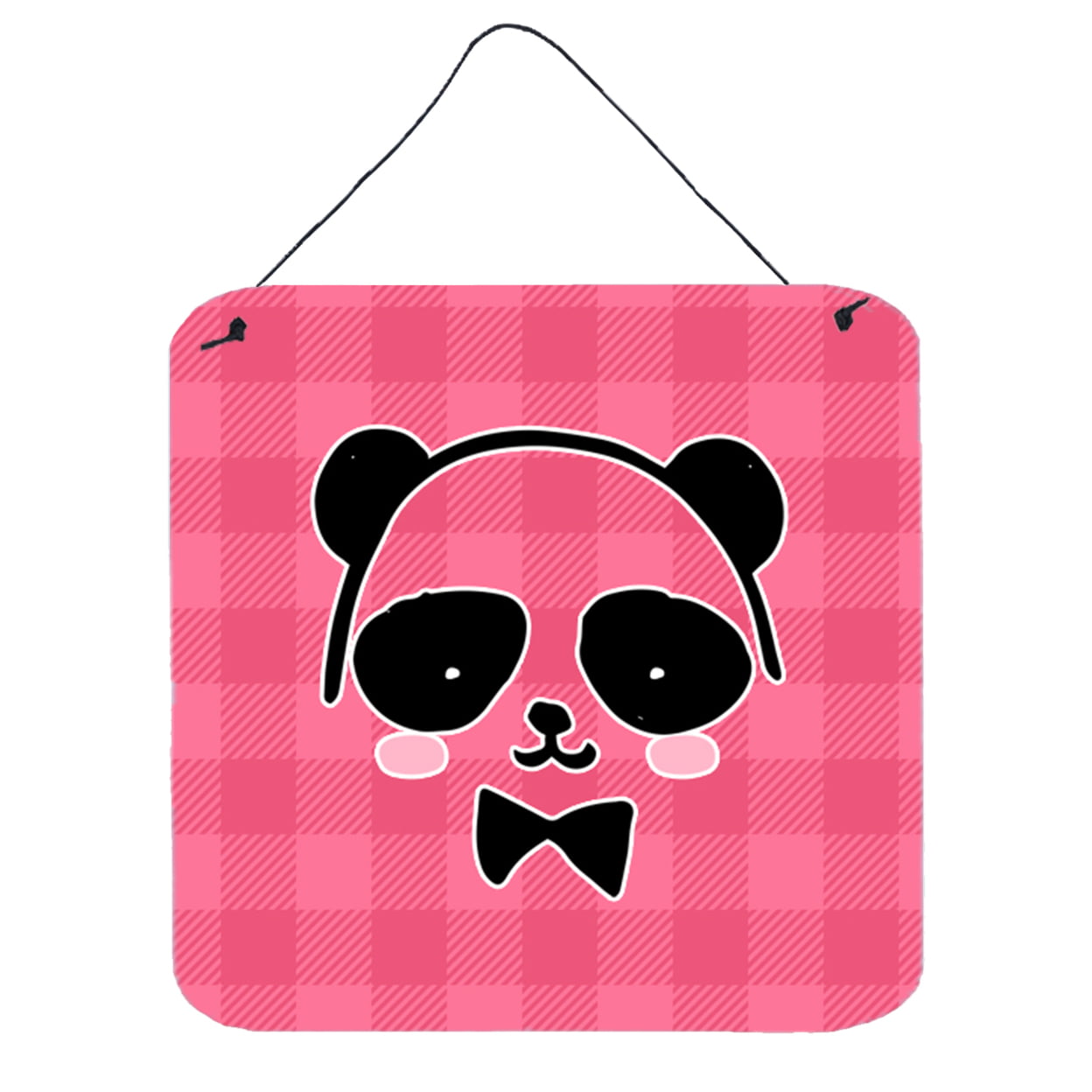 Panda Bear Pink Face Wall or Door Hanging Prints