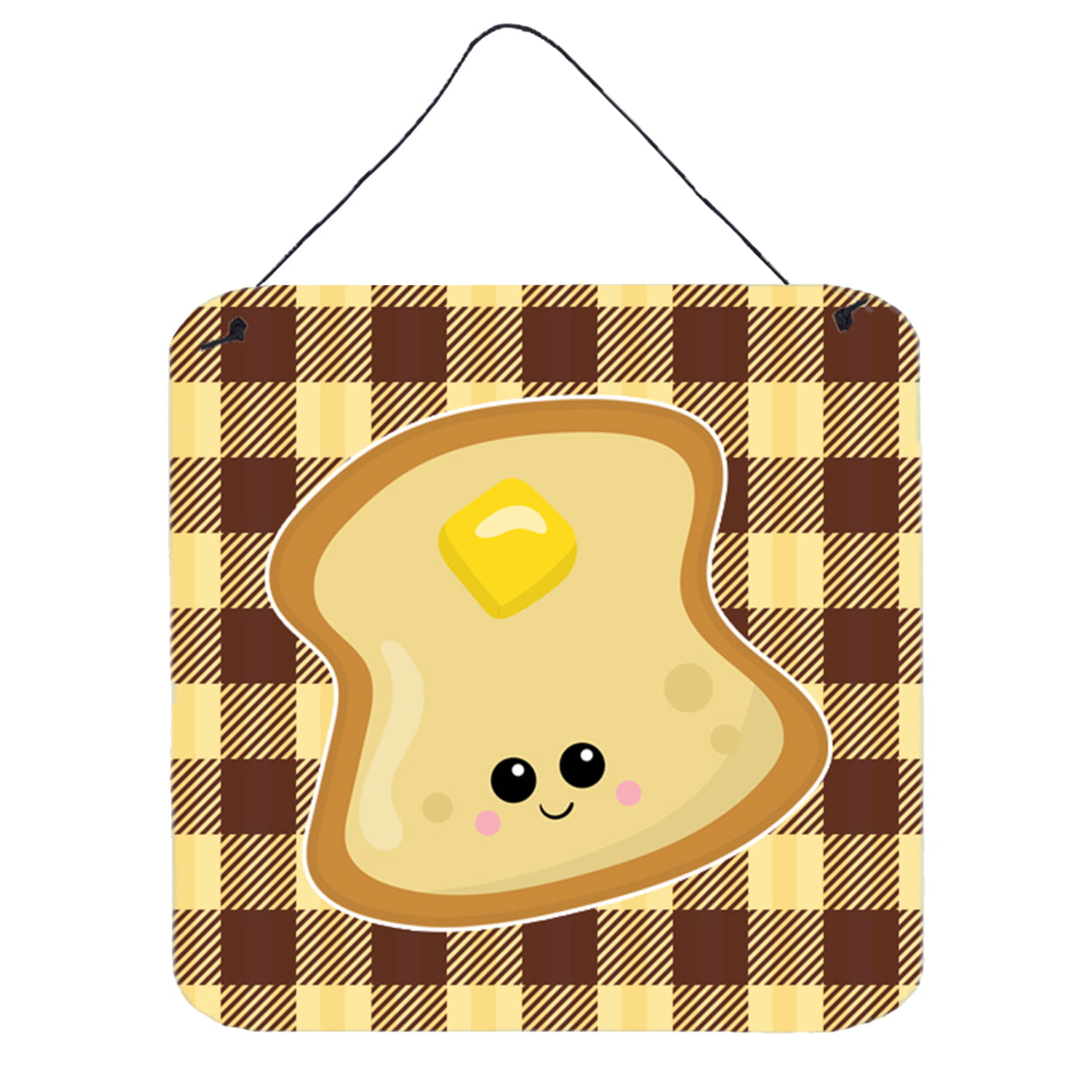 Buttered Toast Face Wall or Door Hanging Prints