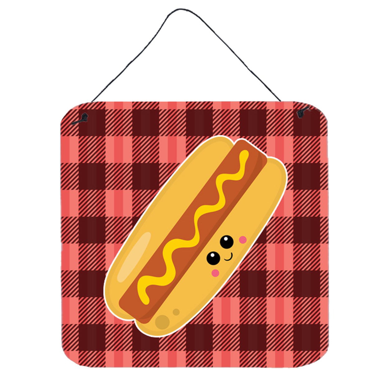 Hot Dog Face Wall or Door Hanging Prints