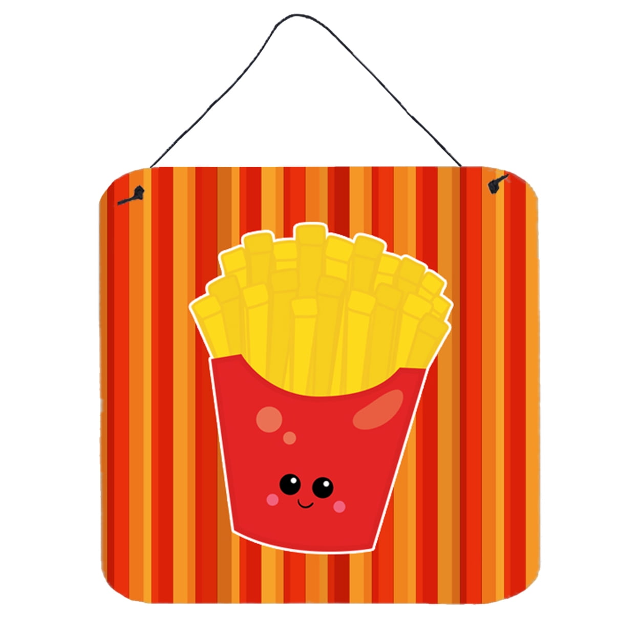 French Fries Face Wall or Door Hanging Prints