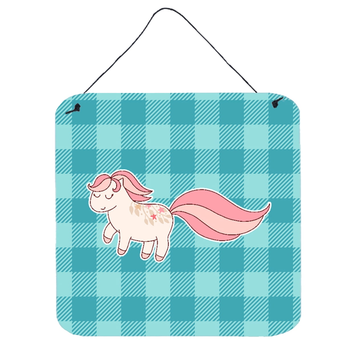 Little Pink Pony Polkadots Wall or Door Hanging Prints