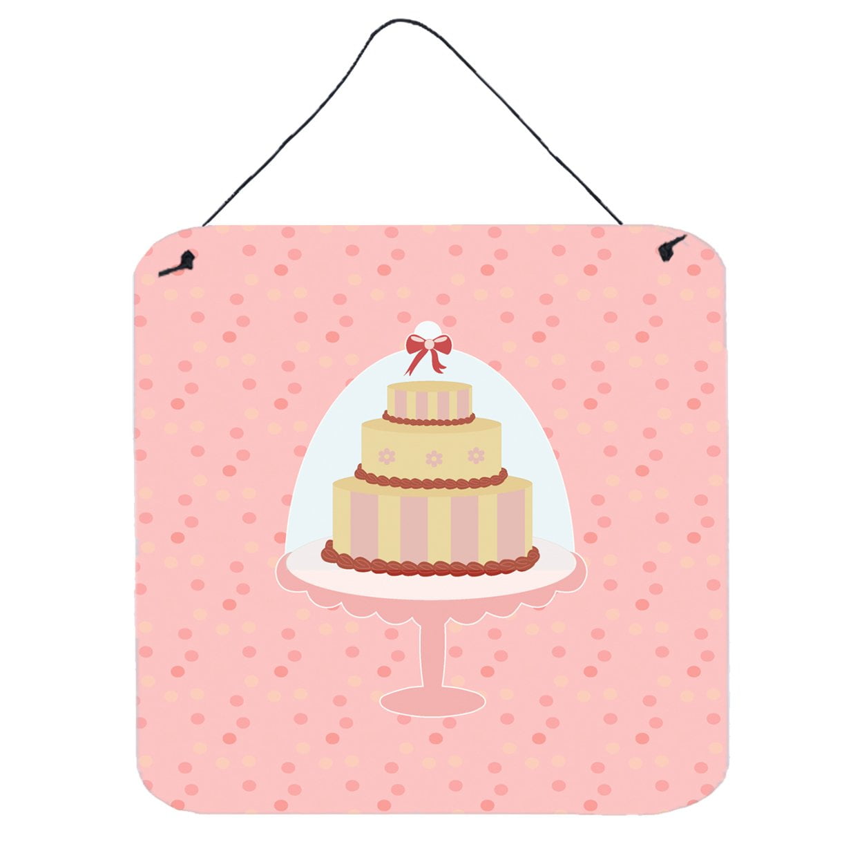 Decorative Cake 3 Tier Pink Wall or Door Hanging Prints