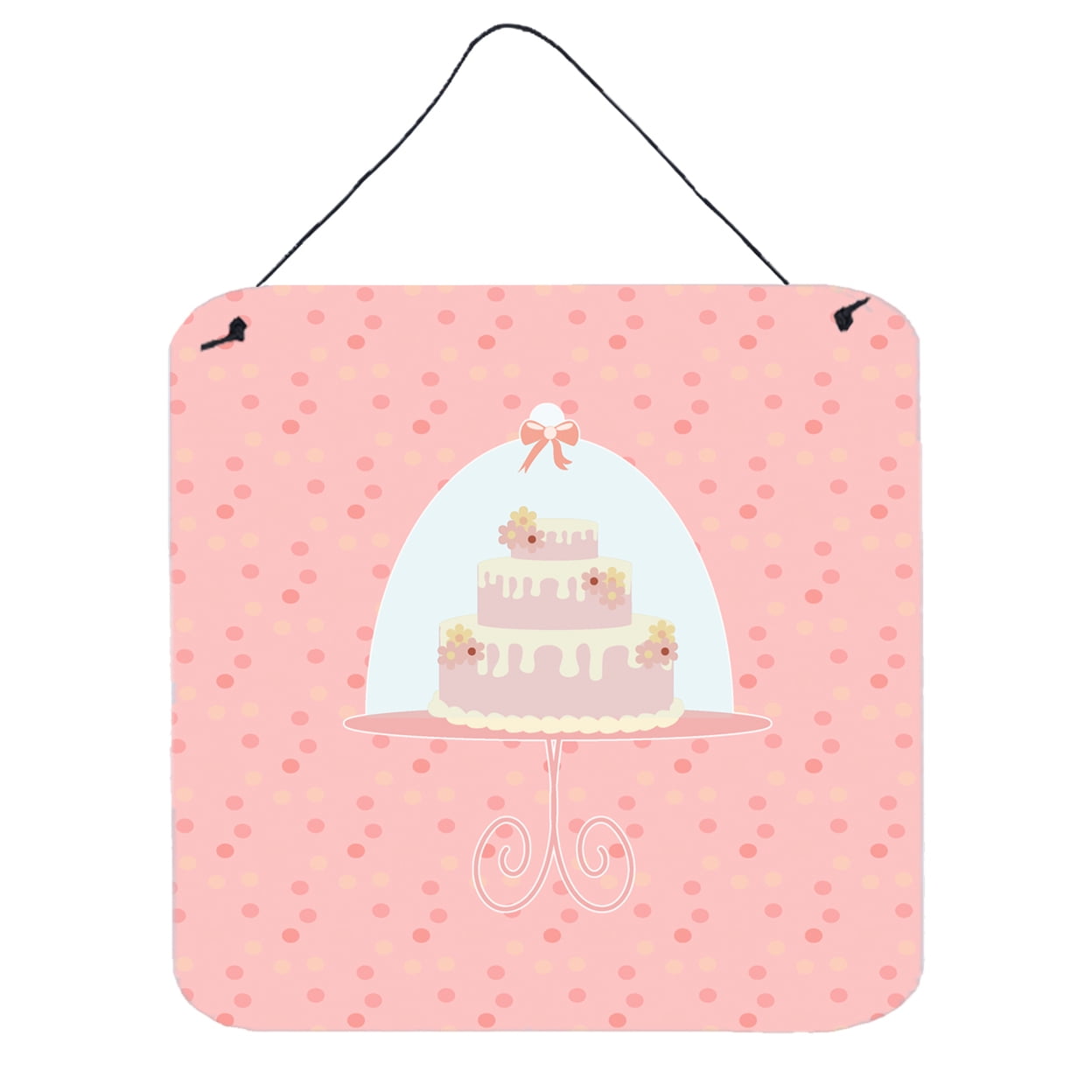 Decorative Cake 3 Tier Pink Wall or Door Hanging Prints