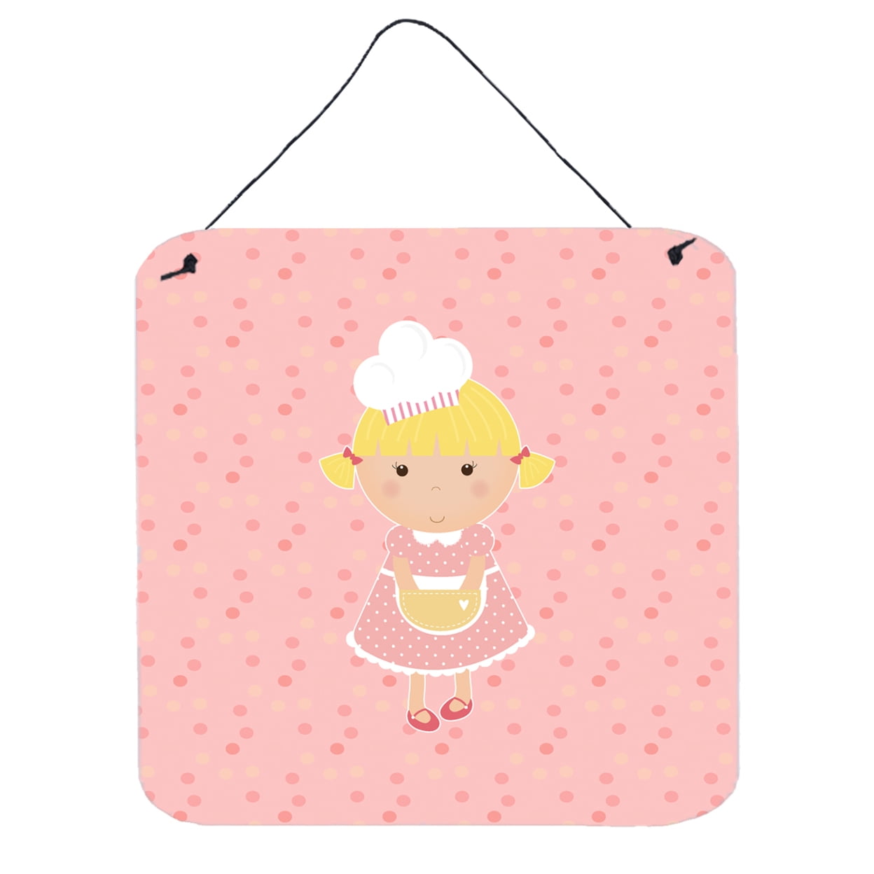 Baker Blonde on Pink Wall or Door Hanging Prints