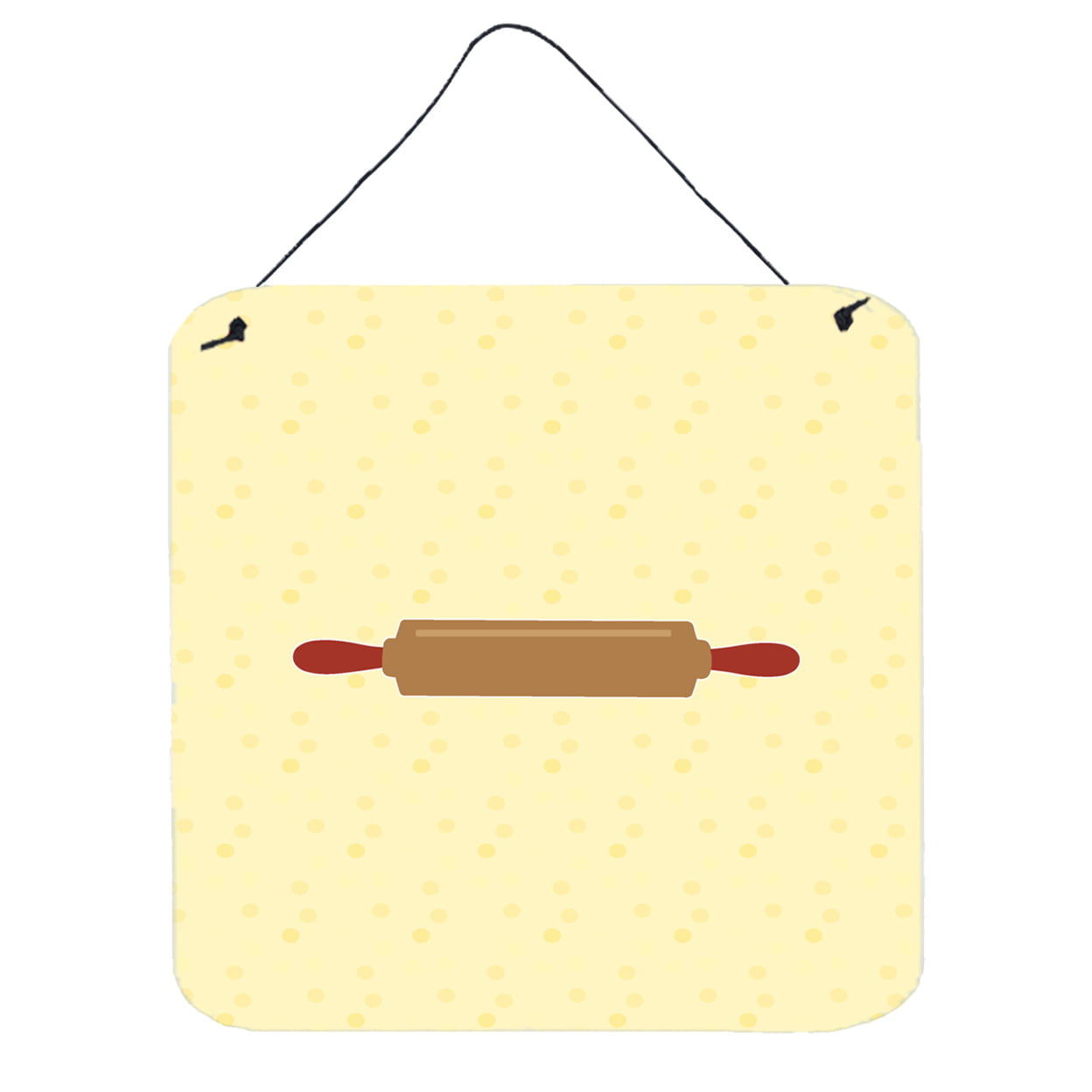 Rolling Pin on Yellow Wall or Door Hanging Prints