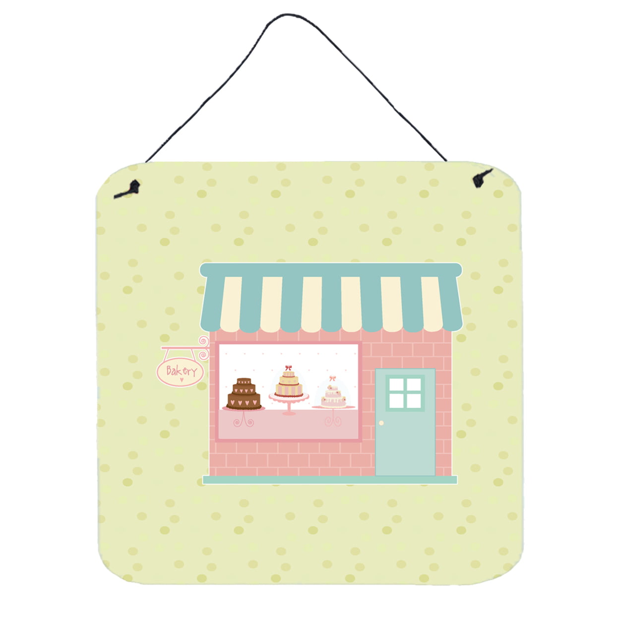 Bake Shoppe on Green Wall or Door Hanging Prints