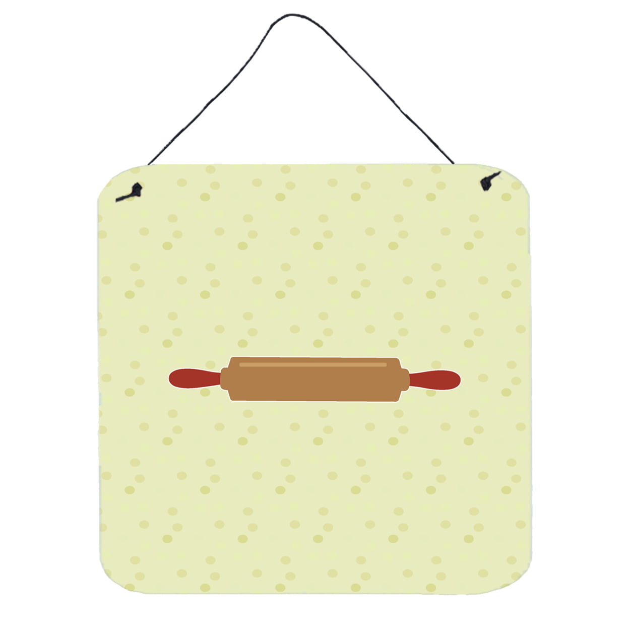Rolling Pin on Green Wall or Door Hanging Prints
