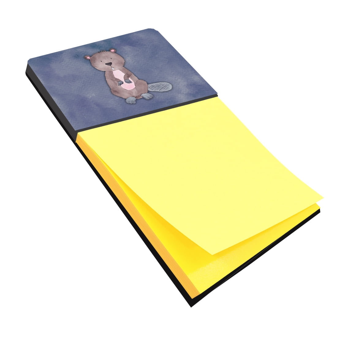 BB7392SN Beaver Watercolor Sticky Note Holder