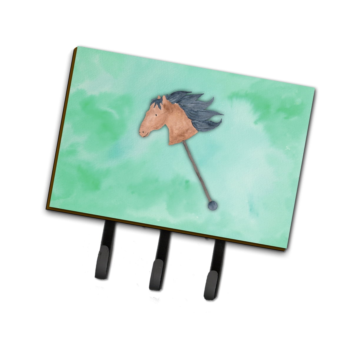 Stick Horse Watercolor Leash or Key Holder