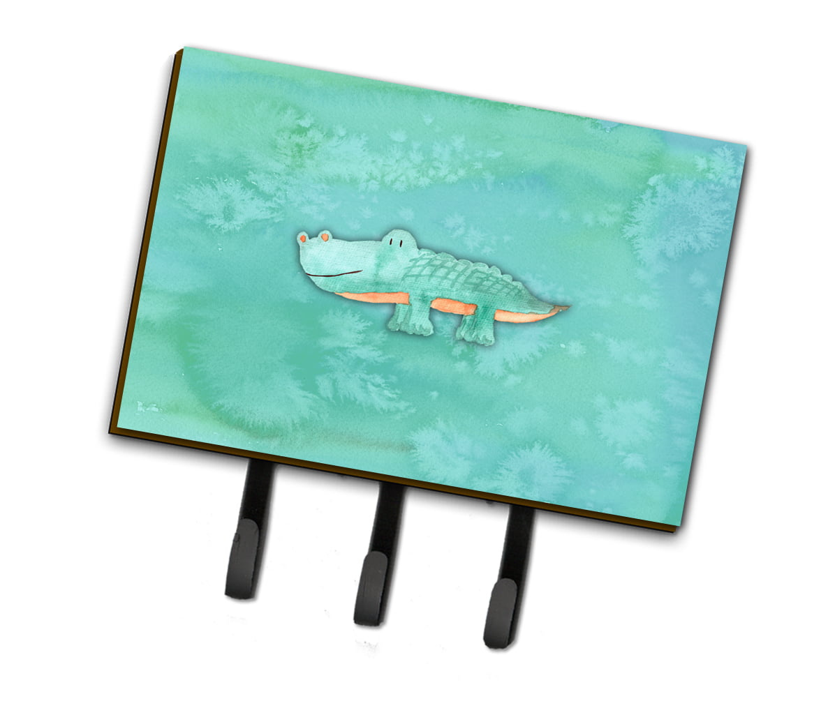 Alligator Watercolor Leash or Key Holder
