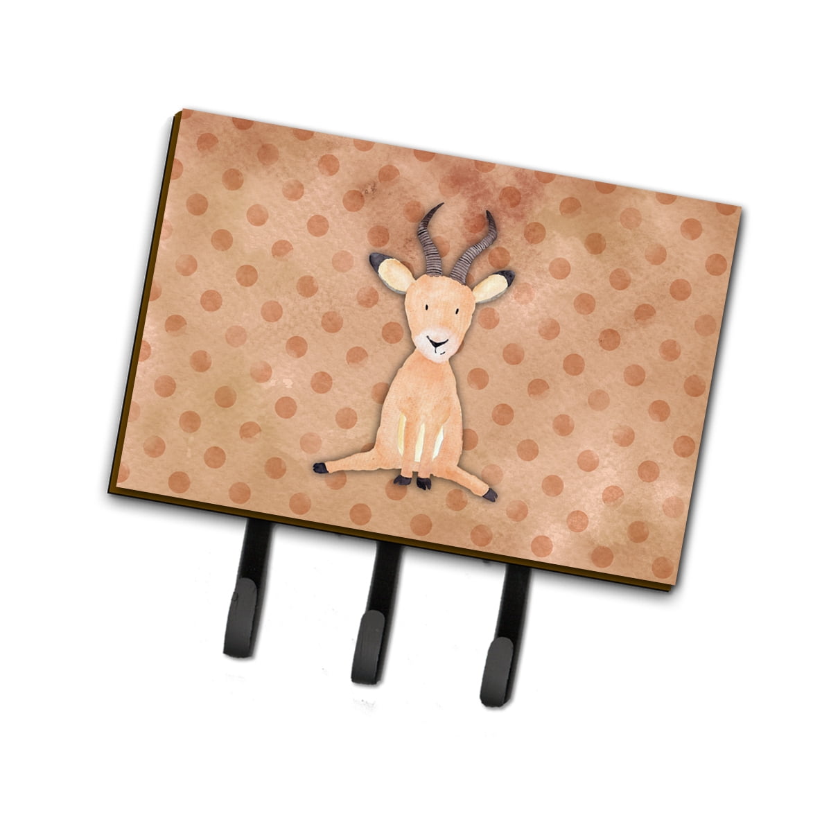 Polkadot Antelope Watercolor Leash or Key Holder