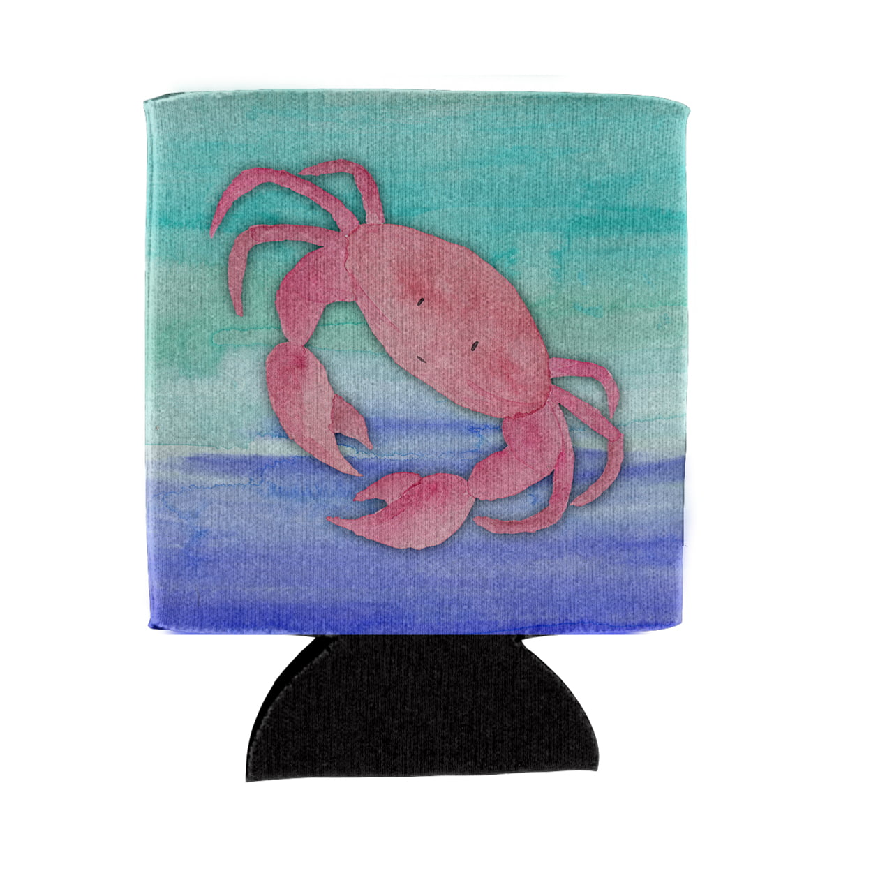Crab Watercolor Can or Bottle Hugger