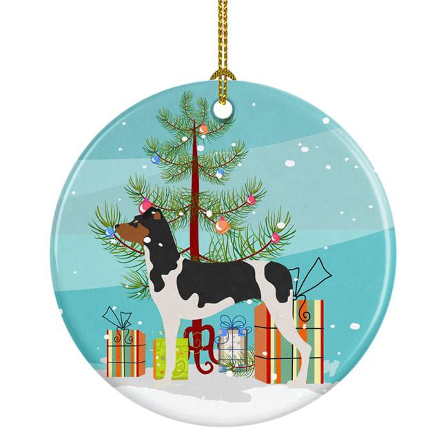 Brazilian Terrier Christmas Ceramic Ornament