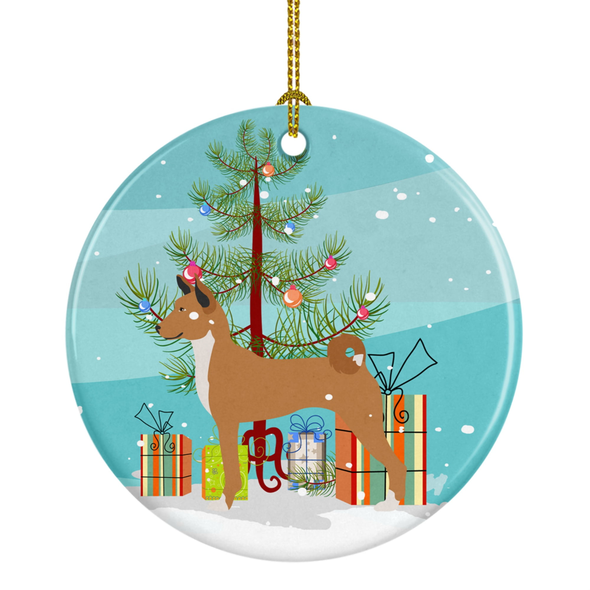 Telomian Christmas Ceramic Ornament