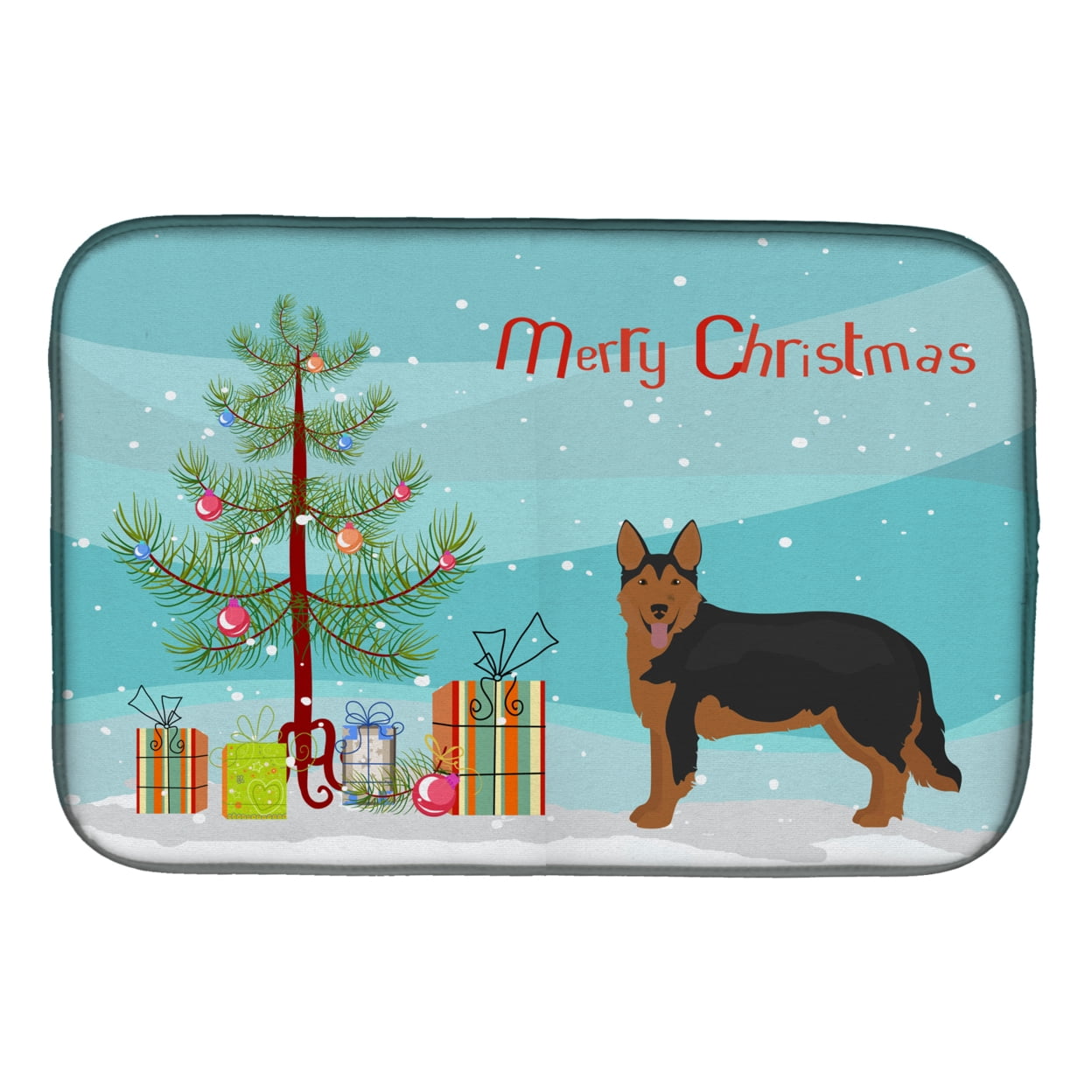 Shollie No.2 Christmas Tree Dish Drying Mat