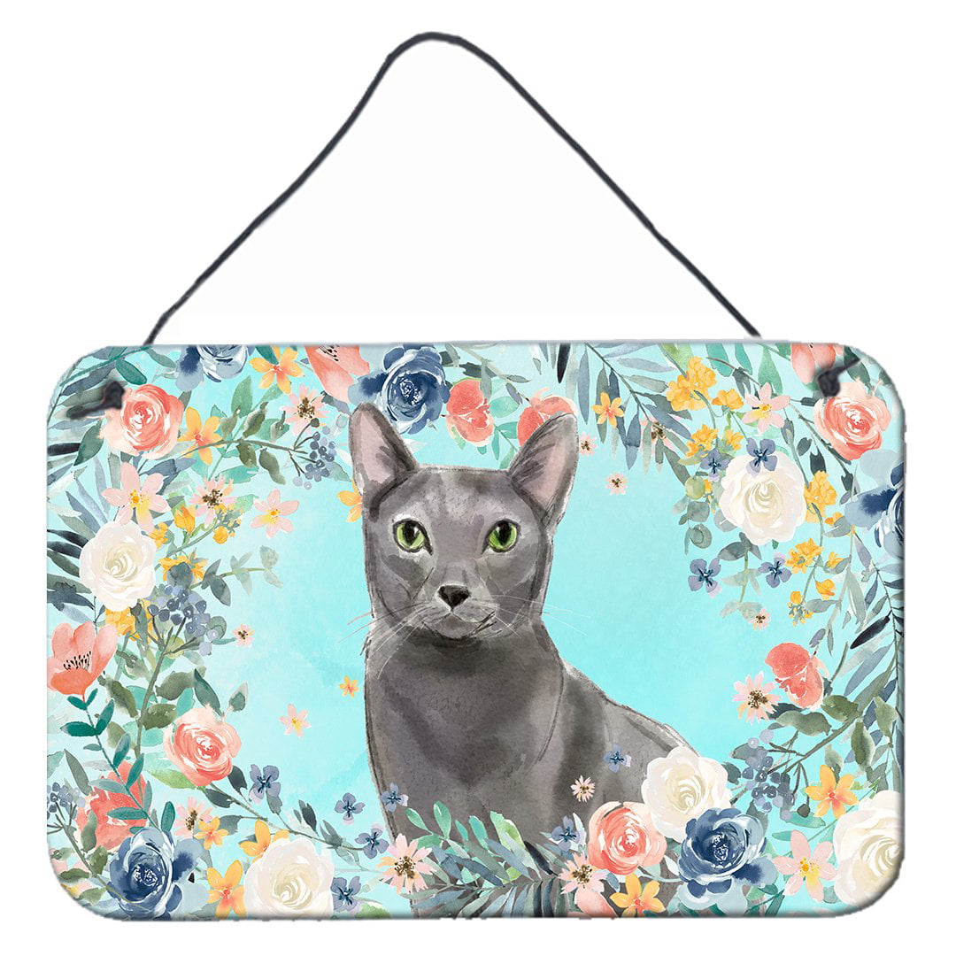 Blue Russian Spring Flowers Wall or Door Hanging Prints