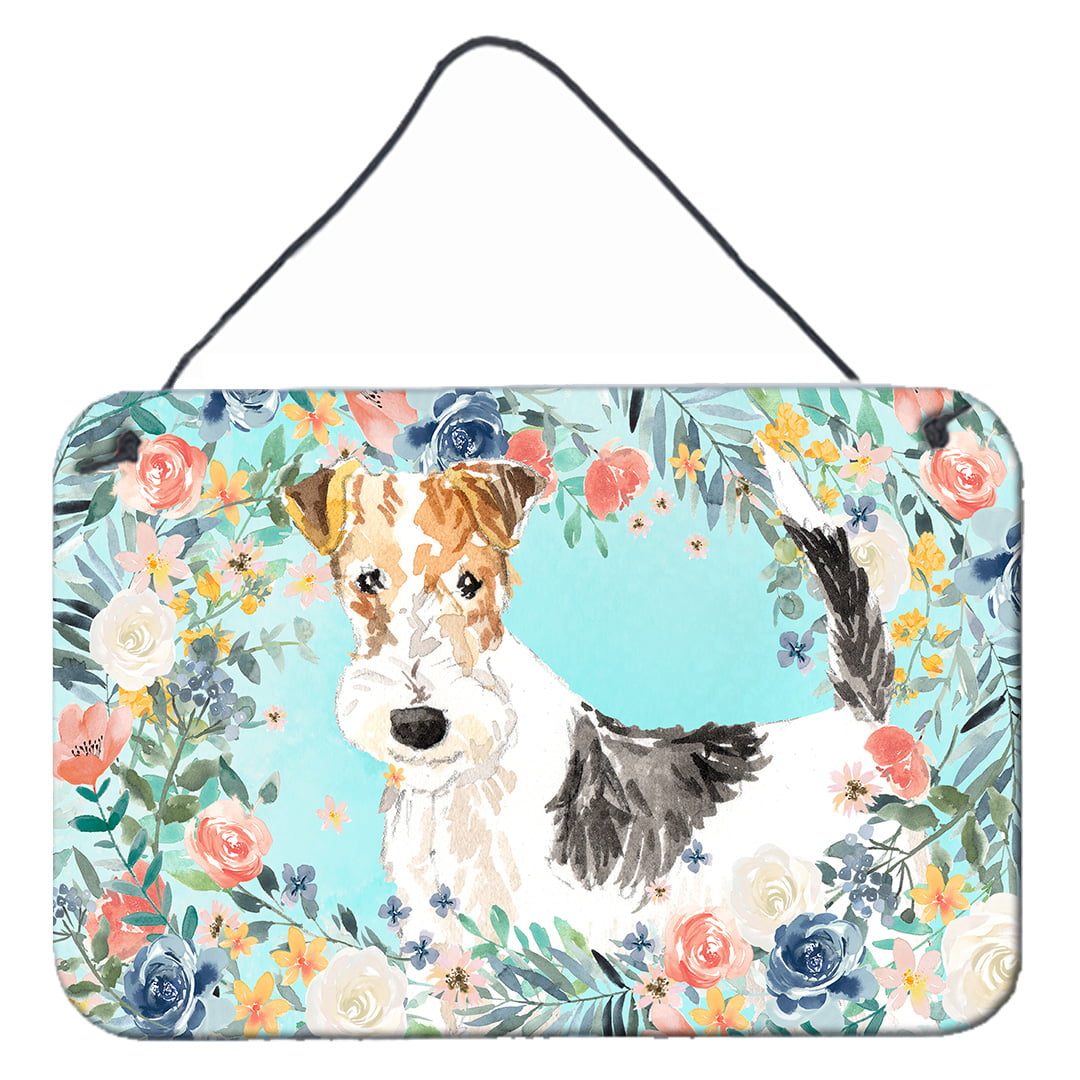CK3402DS812 Fox Terrier Wall or Door Hanging Prints