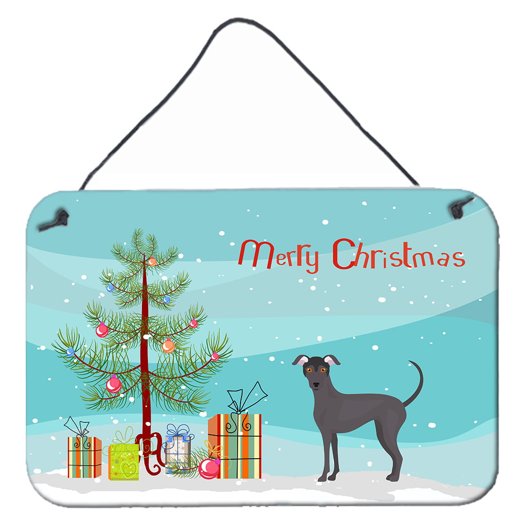 Argentine Pila Dog Christmas Tree Wall or Door Hanging Prints
