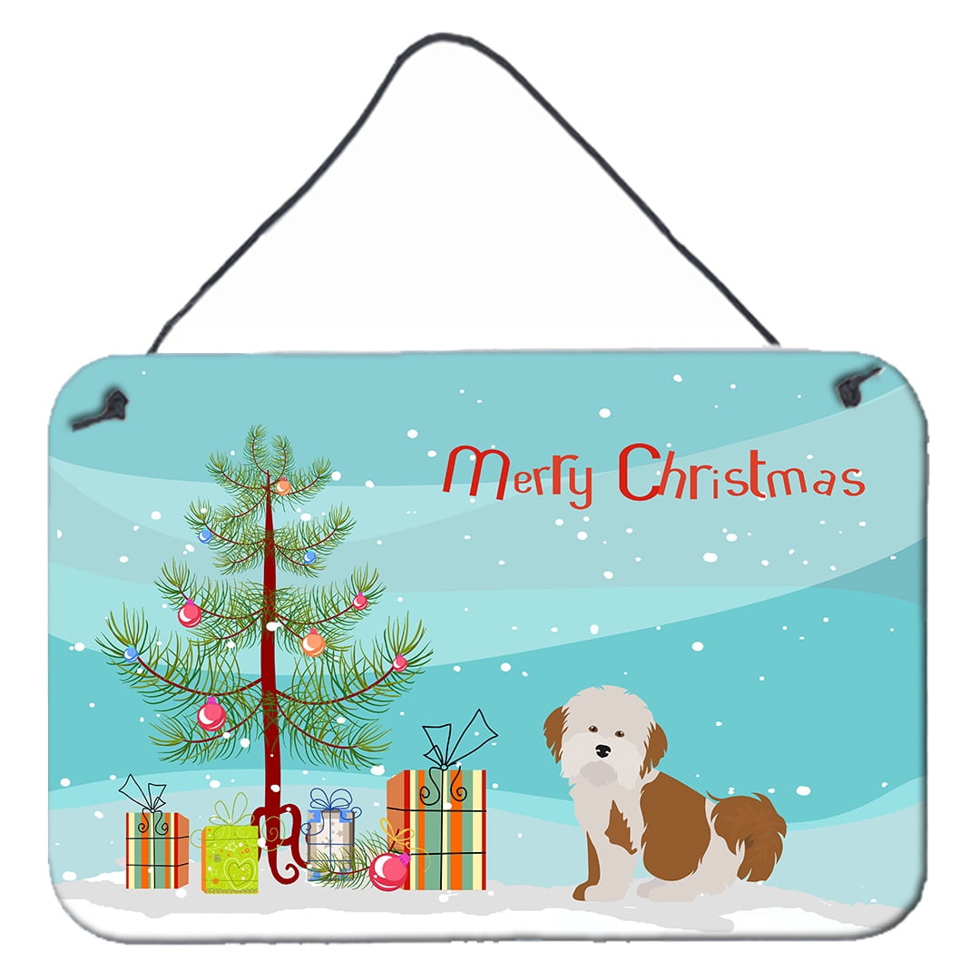 Havanese Christmas Tree Wall or Door Hanging Prints