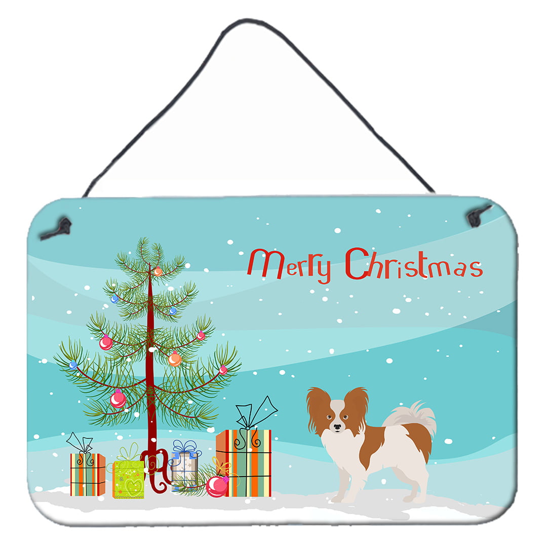 Papillon Christmas Tree Wall or Door Hanging Prints
