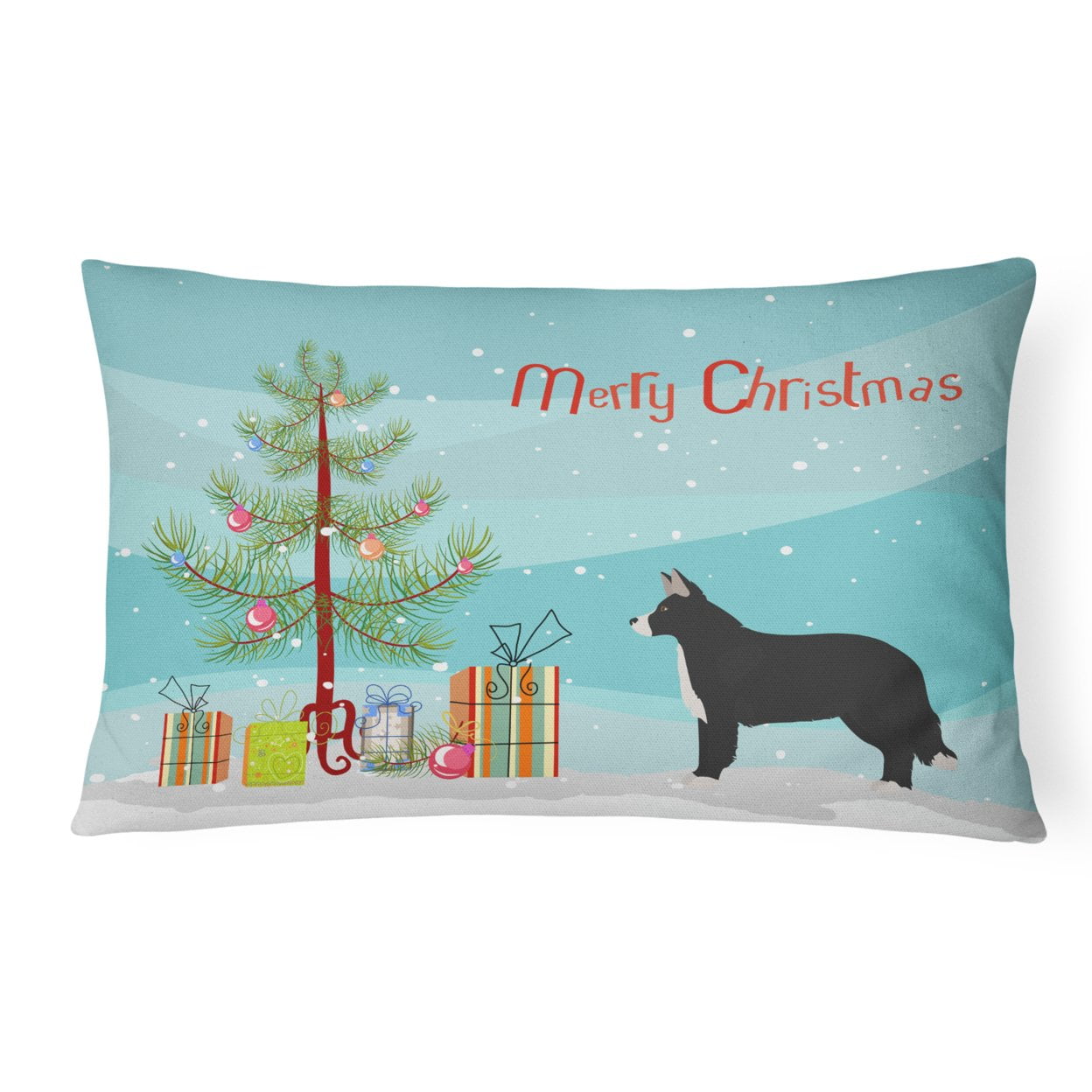 Shollie No.1 Christmas Tree Canvas Fabric Decorative Pillow