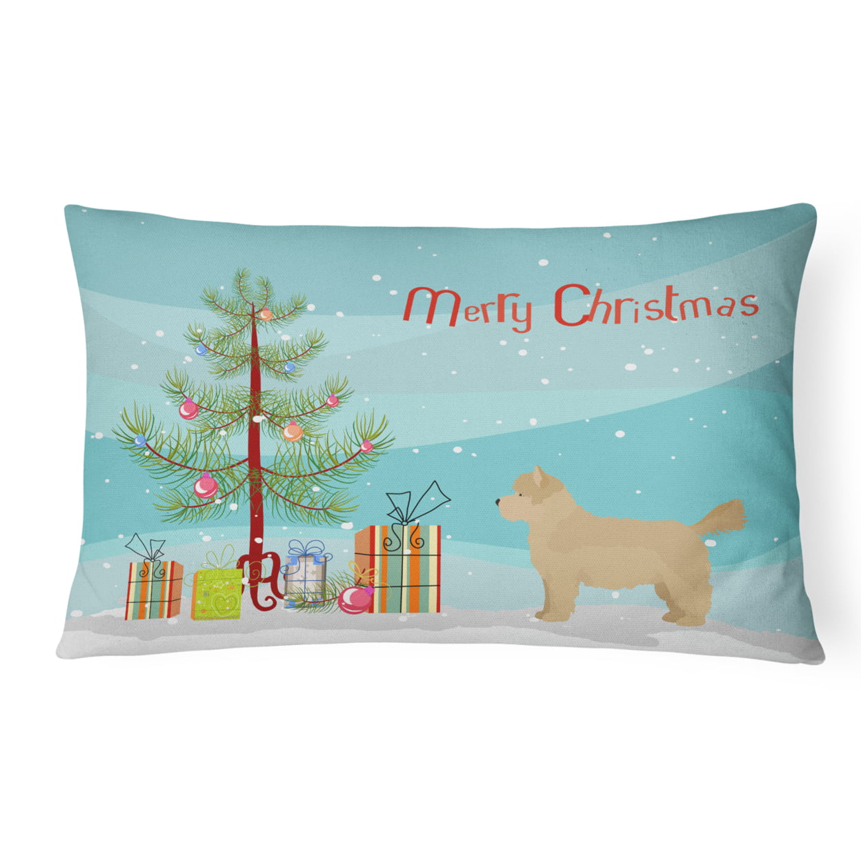 Westiepoo No.1 Christmas Tree Canvas Fabric Decorative Pillow