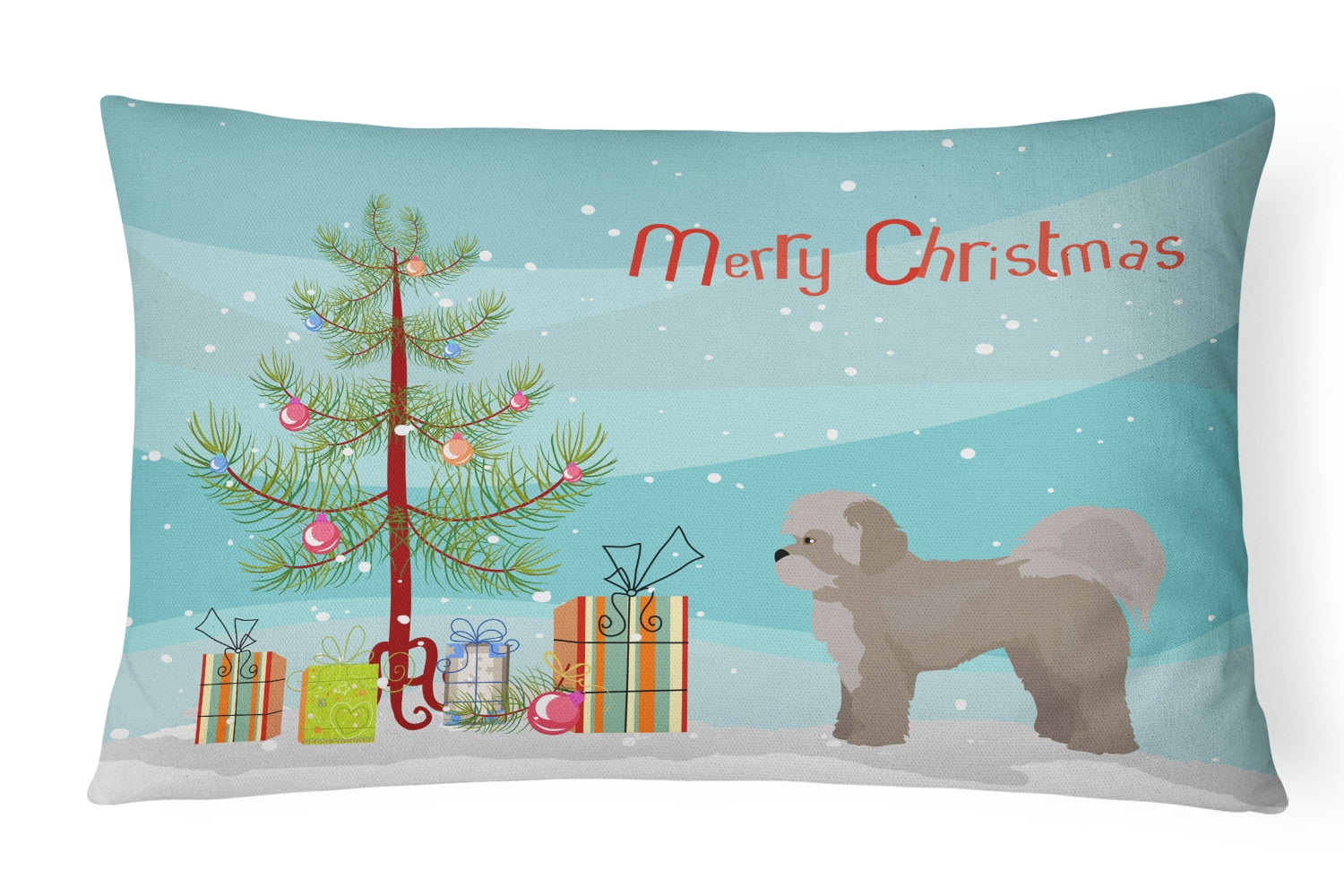 Zuchon No.1 Christmas Tree Canvas Fabric Decorative Pillow