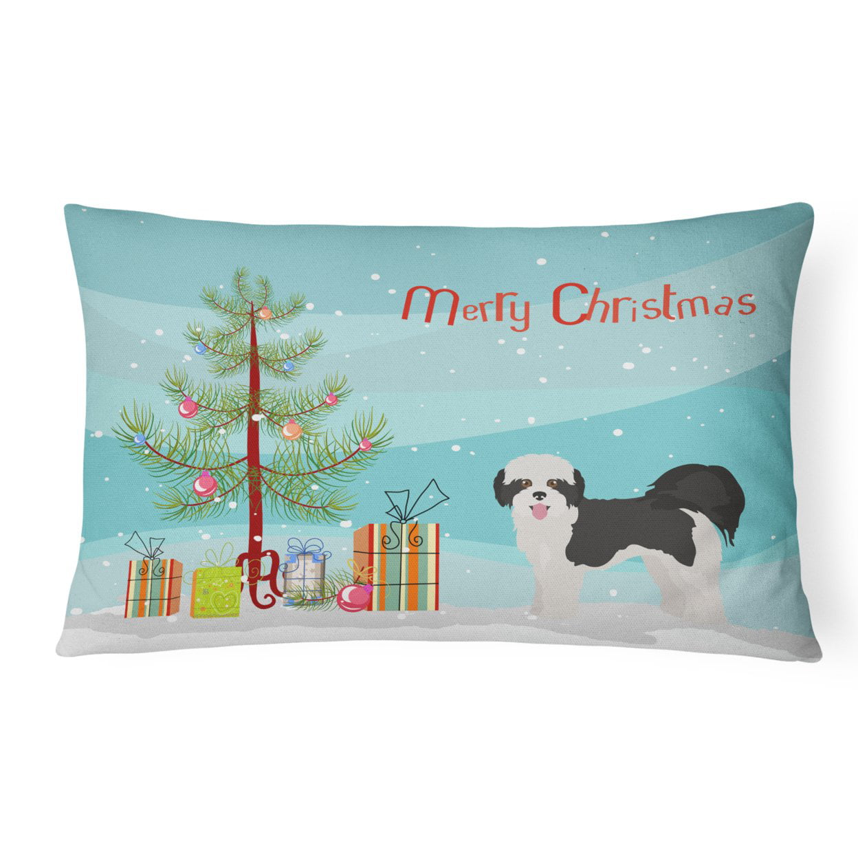 Zuchon No.2 Christmas Tree Canvas Fabric Decorative Pillow
