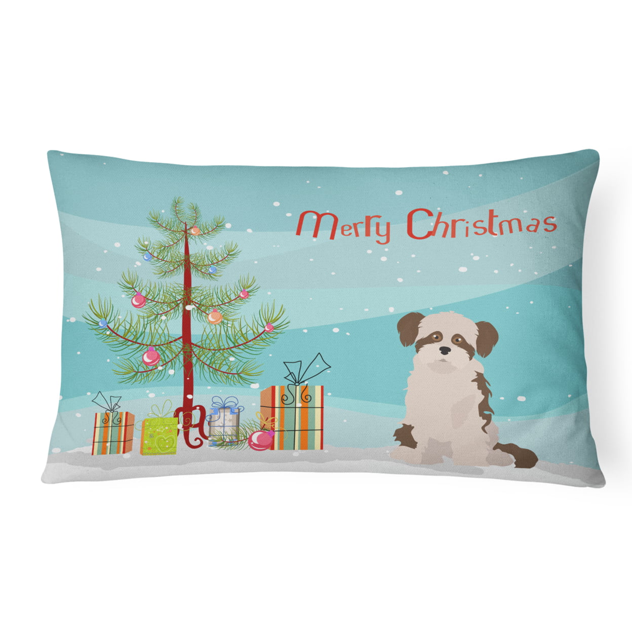Shi Chi No.3 Christmas Tree Canvas Fabric Decorative Pillow