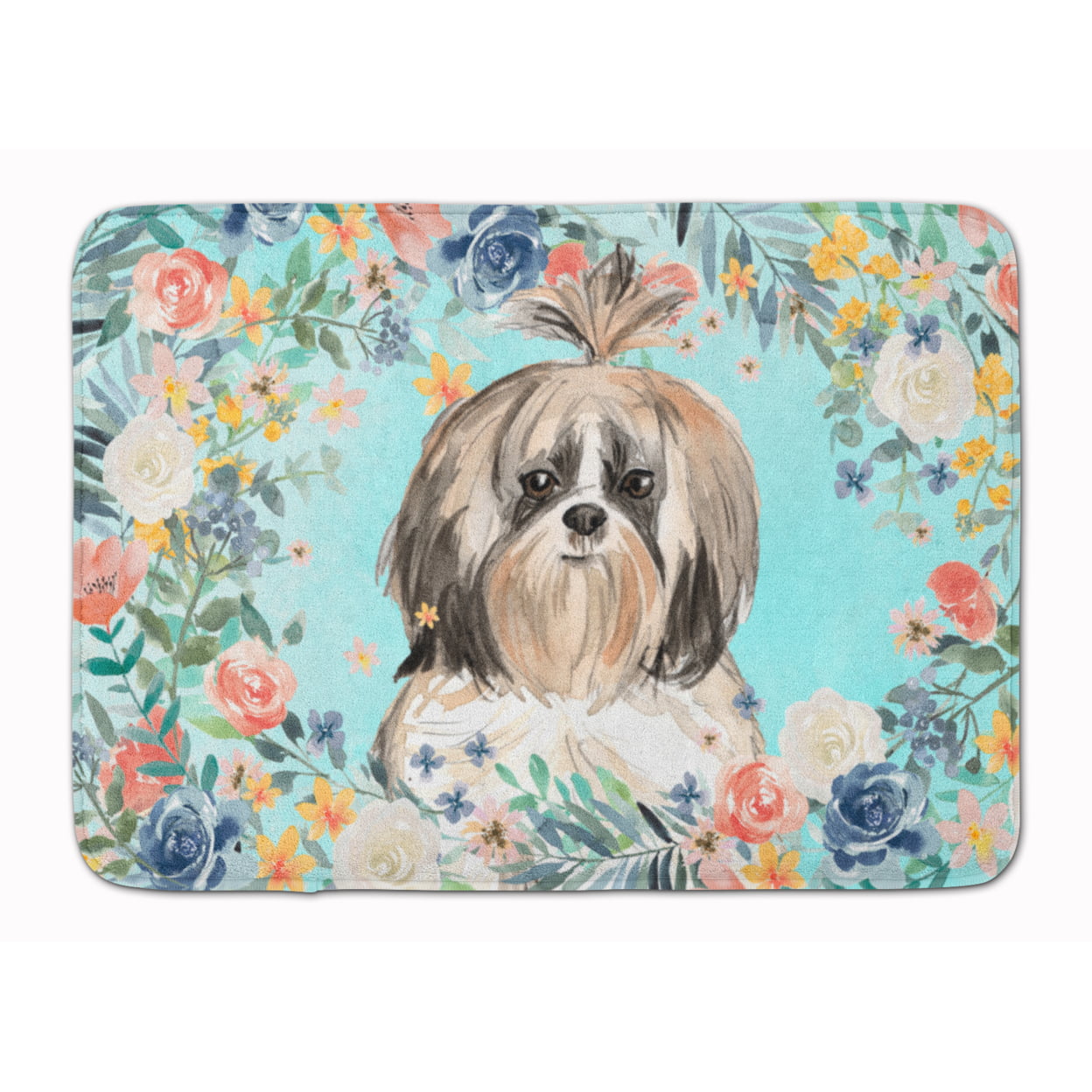 CK3410RUG Shih Tzu Machine Washable Memory Foam Mat