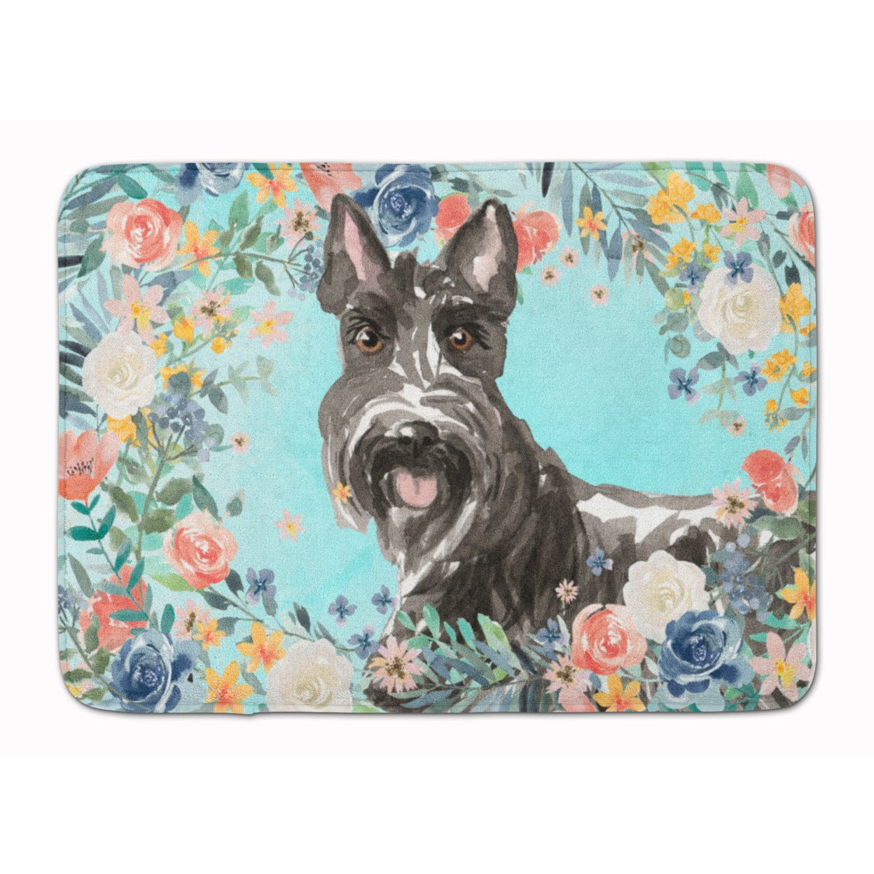 CK3412RUG Scottish Terrier Machine Washable Memory Foam Mat