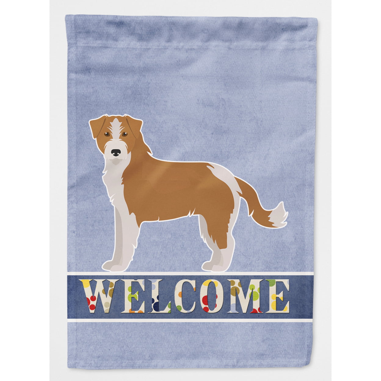 Kromfohrlander Welcome Flag Canvas House Size