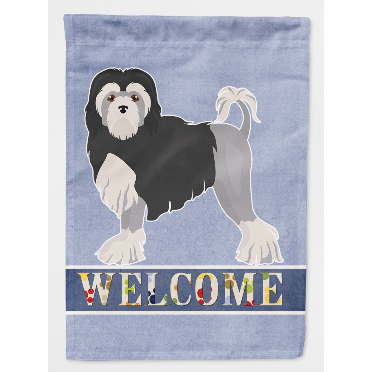 L Wchen or Little Lion Dog Welcome Flag Canvas House Size