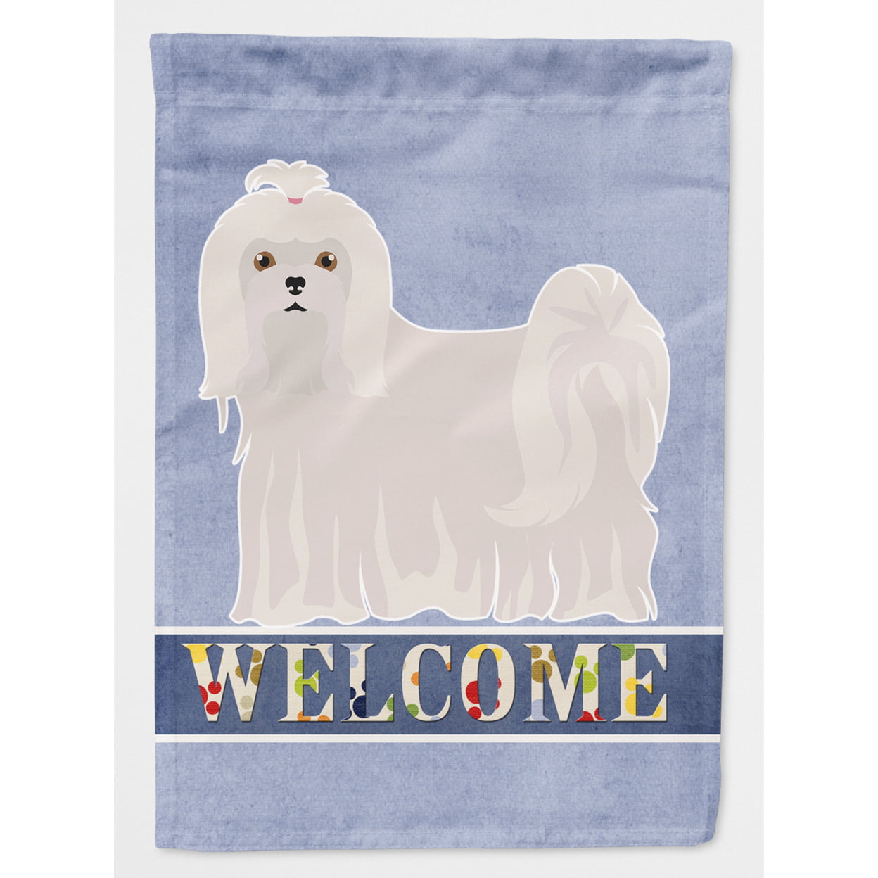 Maltese Welcome Flag Canvas House Size