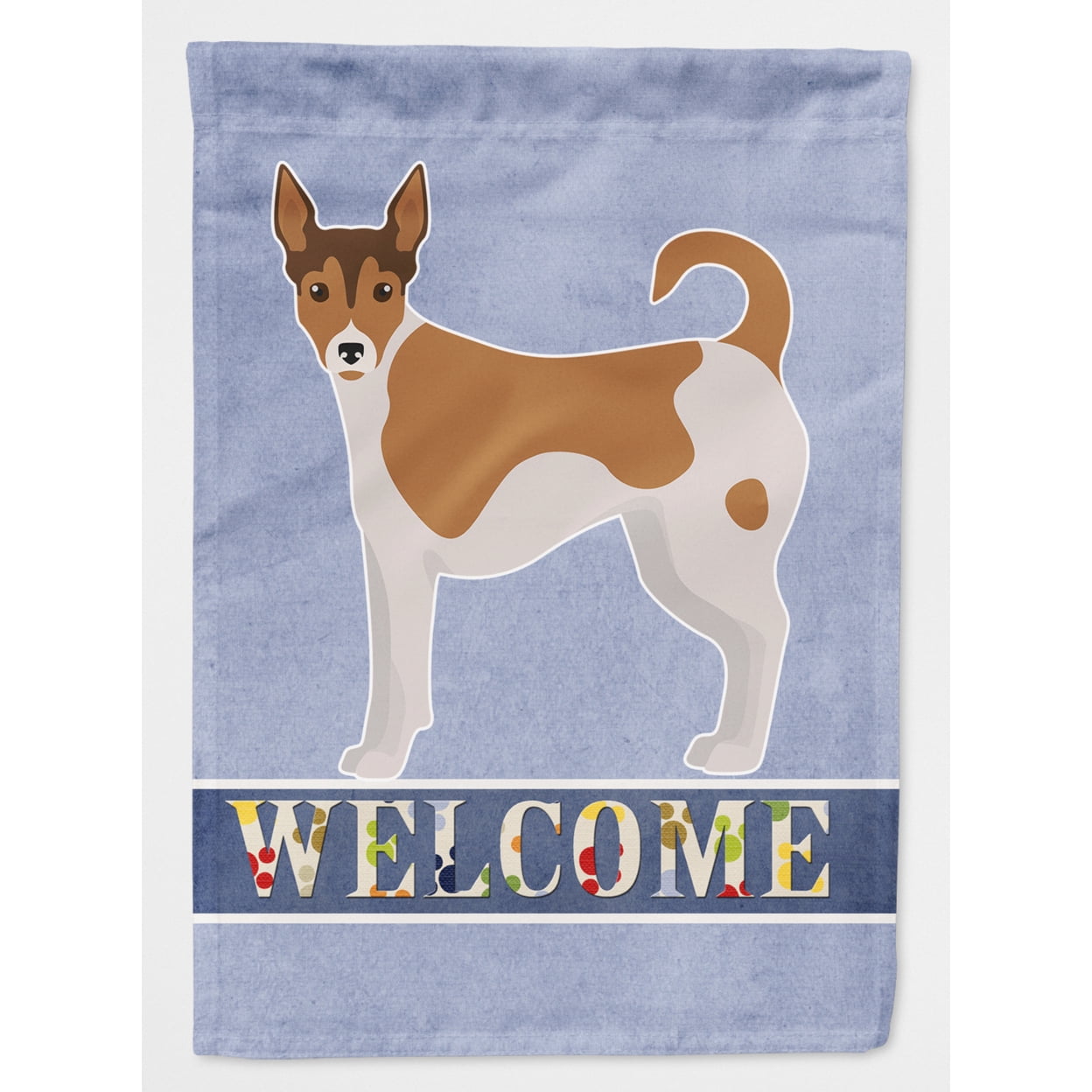 CK3679CHF Tenterfield Terrier Welcome Flag Canvas House Size