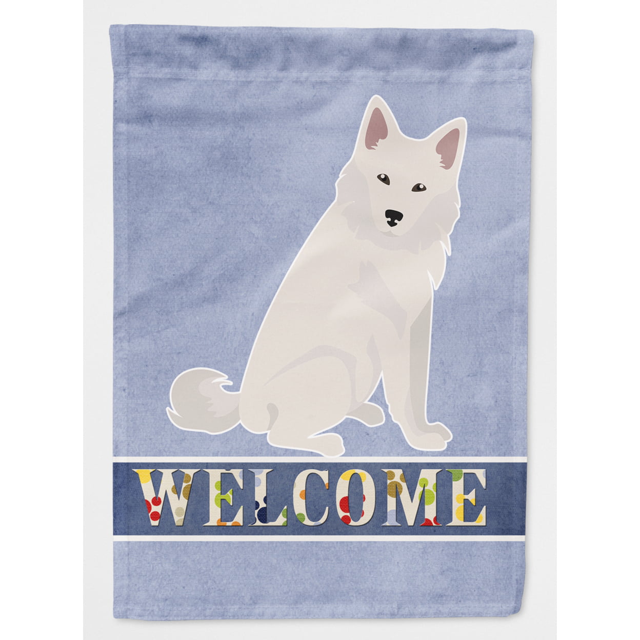 CK3690CHF Danish Spitz Welcome Flag Canvas House Size