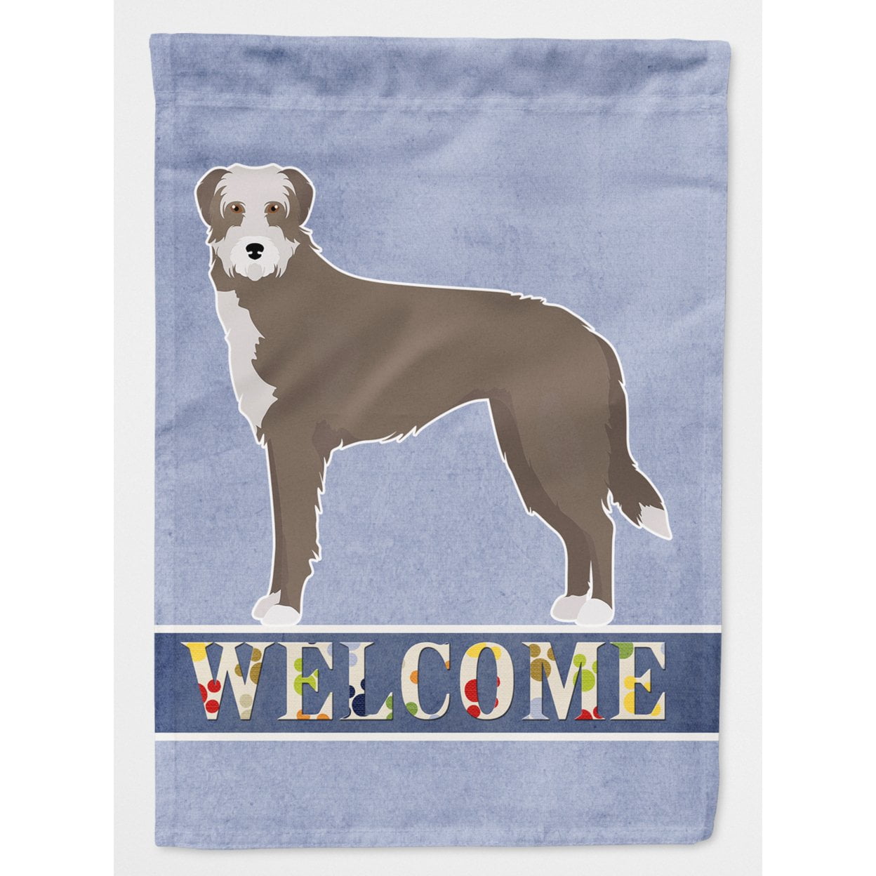 Lurcher No.1 Welcome Flag Canvas House Size