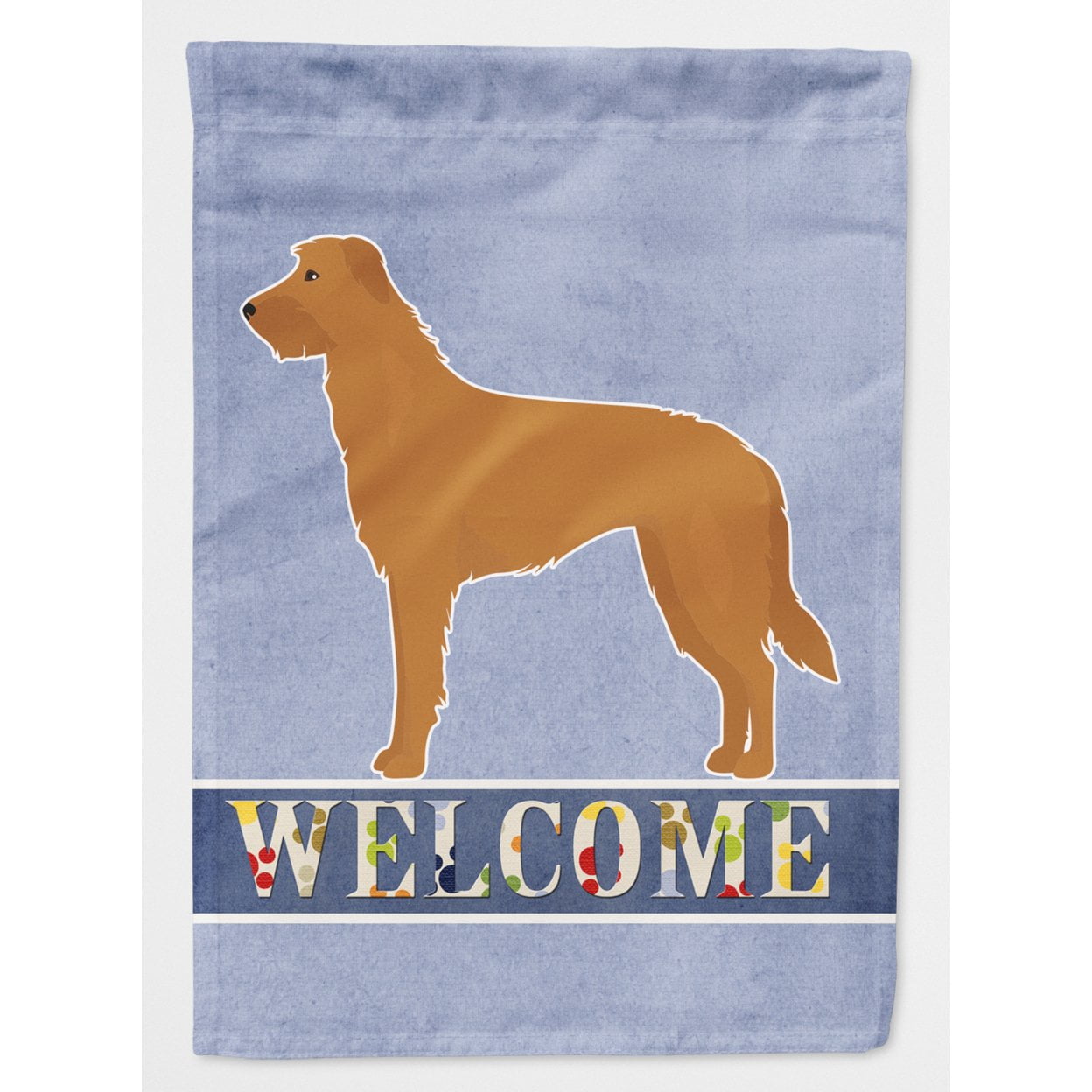 Lurcher No.2 Welcome Flag Canvas House Size