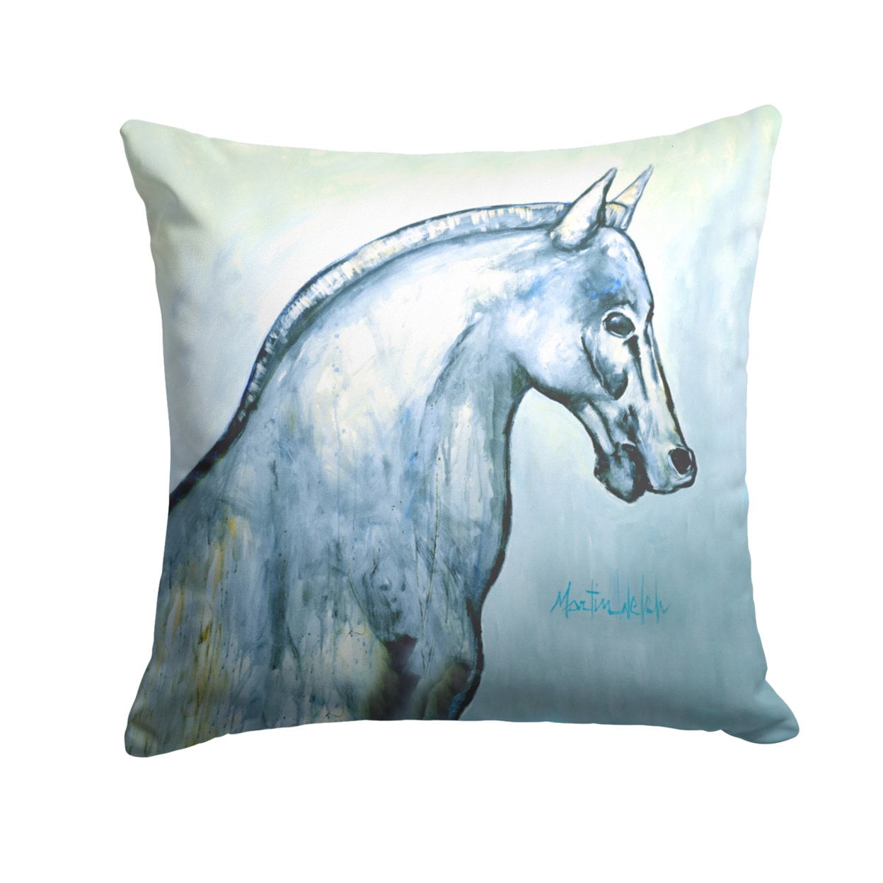 Noble Horse Fabric Decorative Pillow