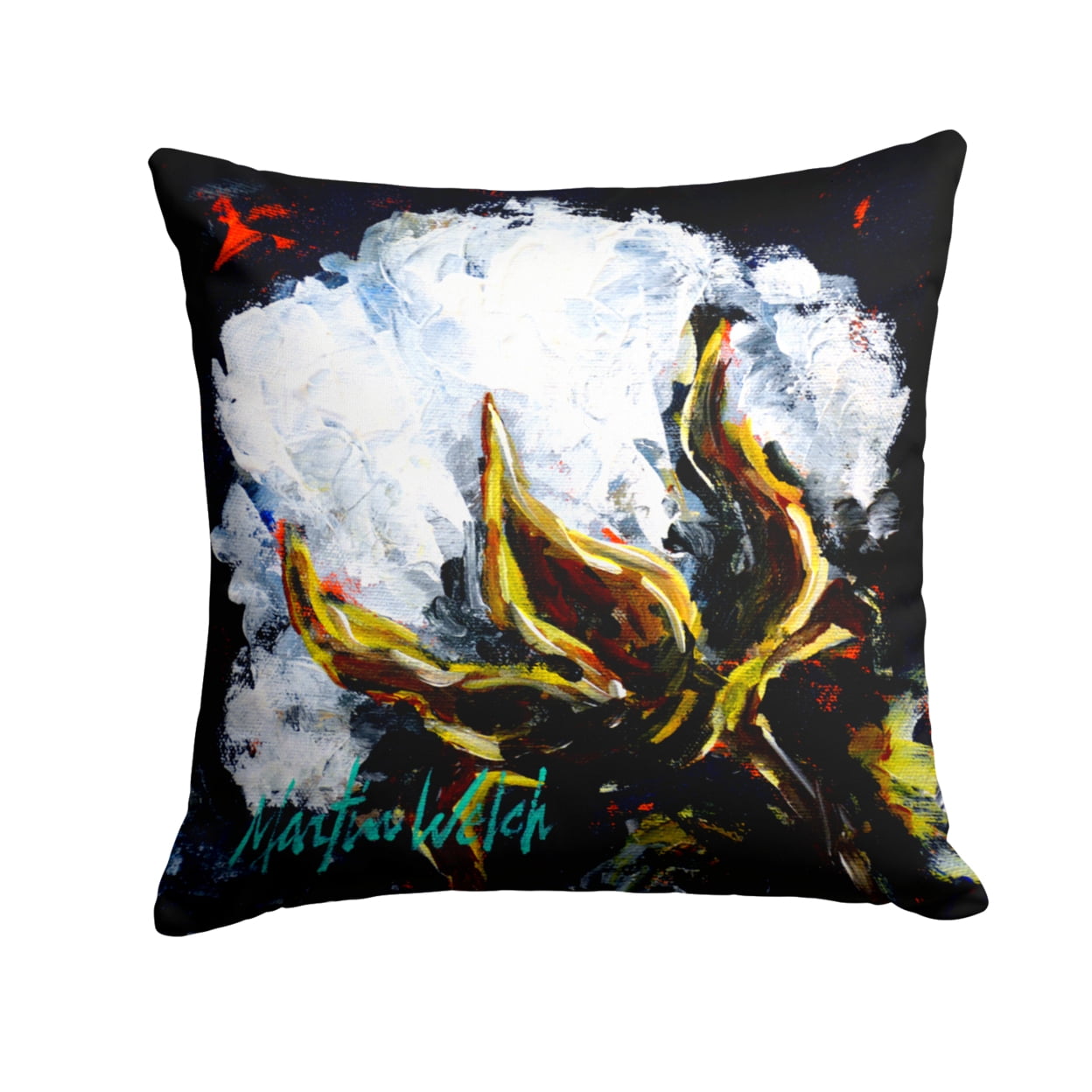 This Boll Cotton Fabric Decorative Pillow