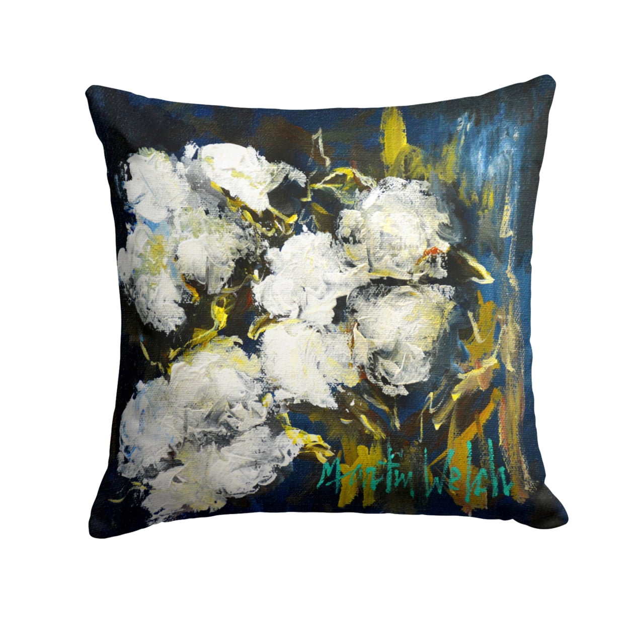 Three Boll Cotton Fabric Decorative Pillow