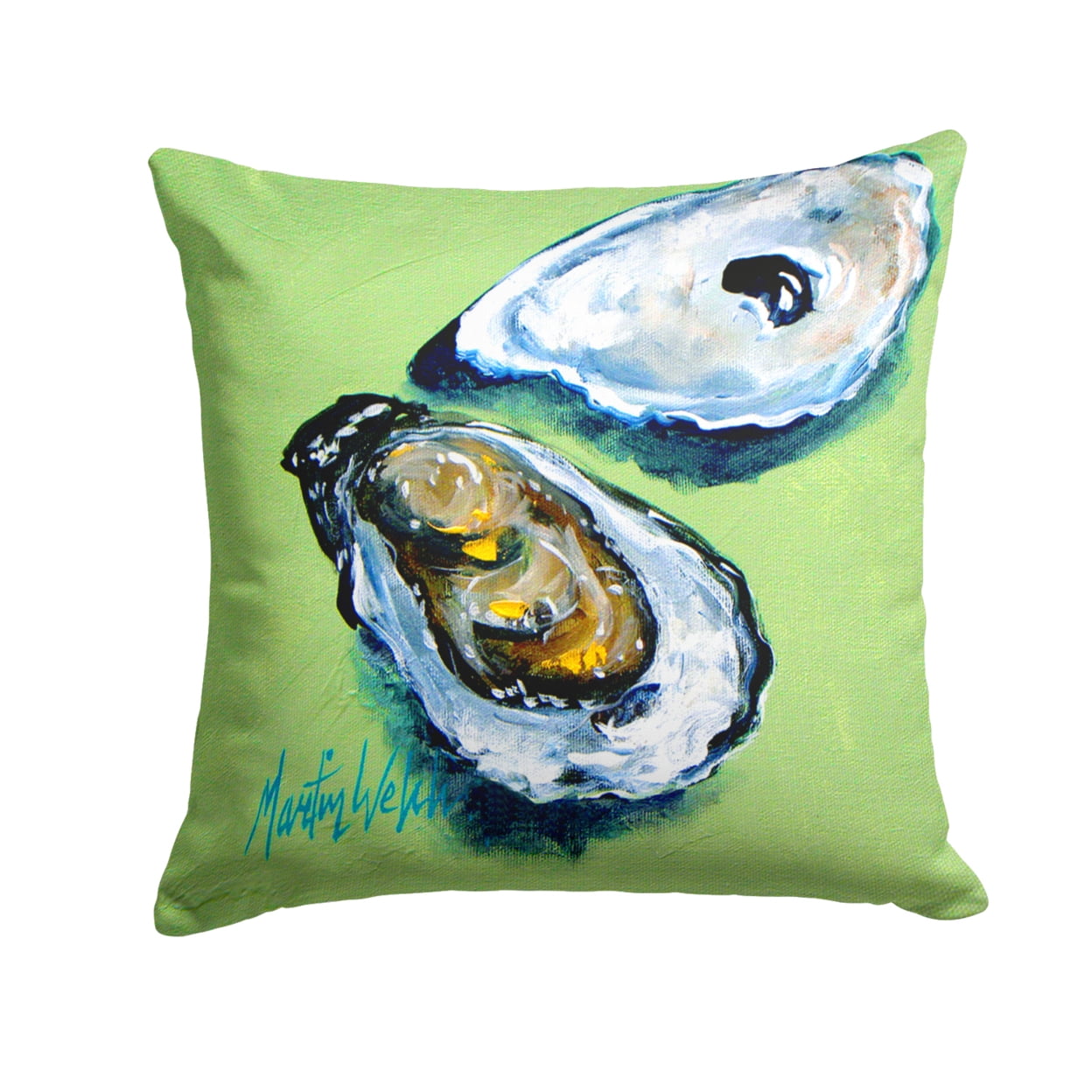 Two Shells Oyster Fabric Decorative Pillow