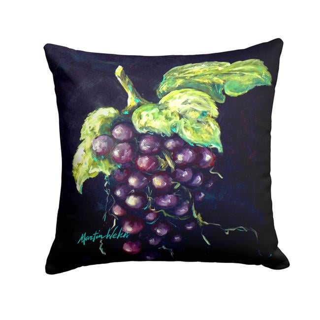 MW1362PW1414 Welchs Grapes Fabric Decorative Pillow -  Carolines Treasures