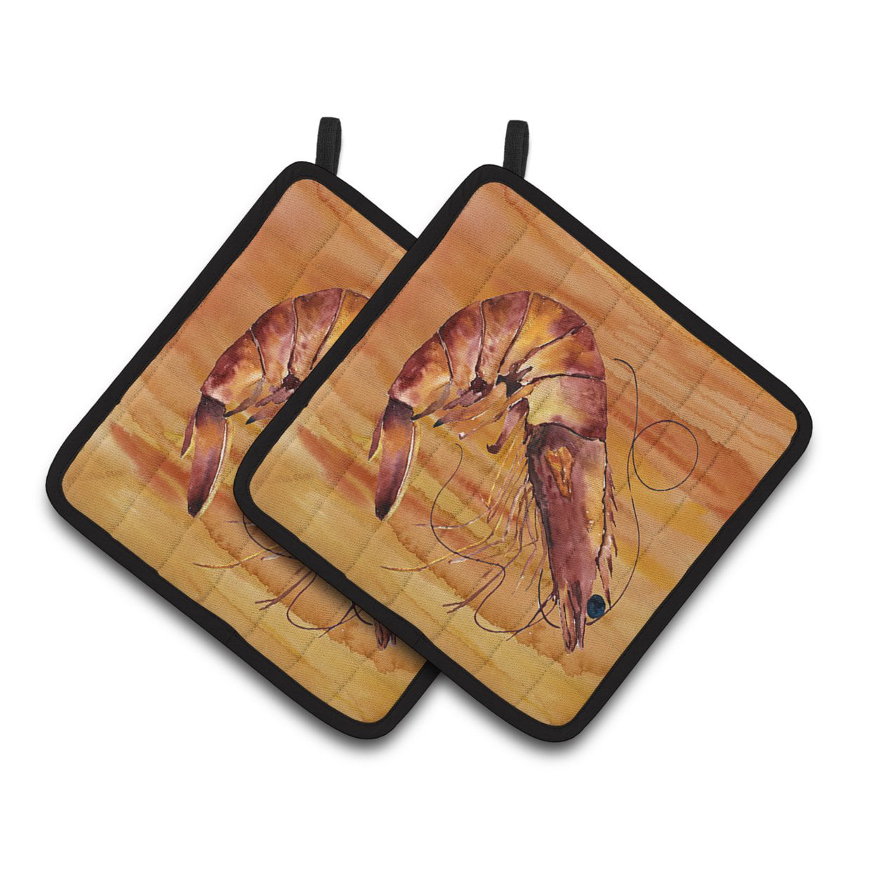 Picture of Carolines Treasures 8140PTHD Shrimp Pair of Pot Holders