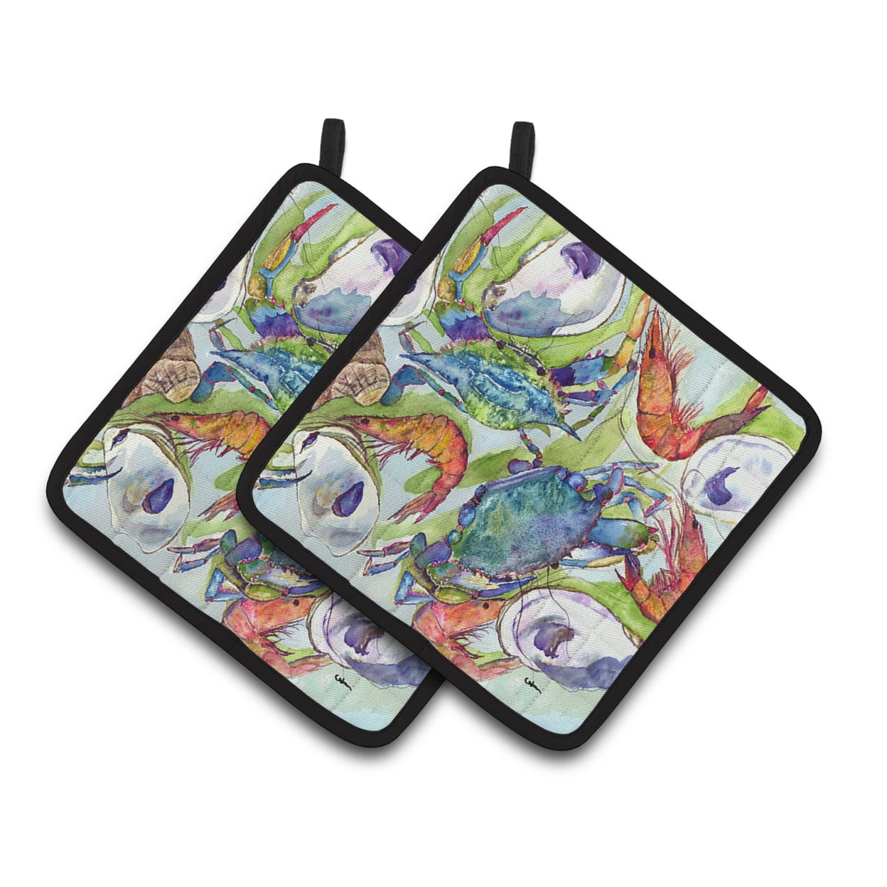 Picture of Carolines Treasures 8547PTHD Crab Pair of Pot Holders