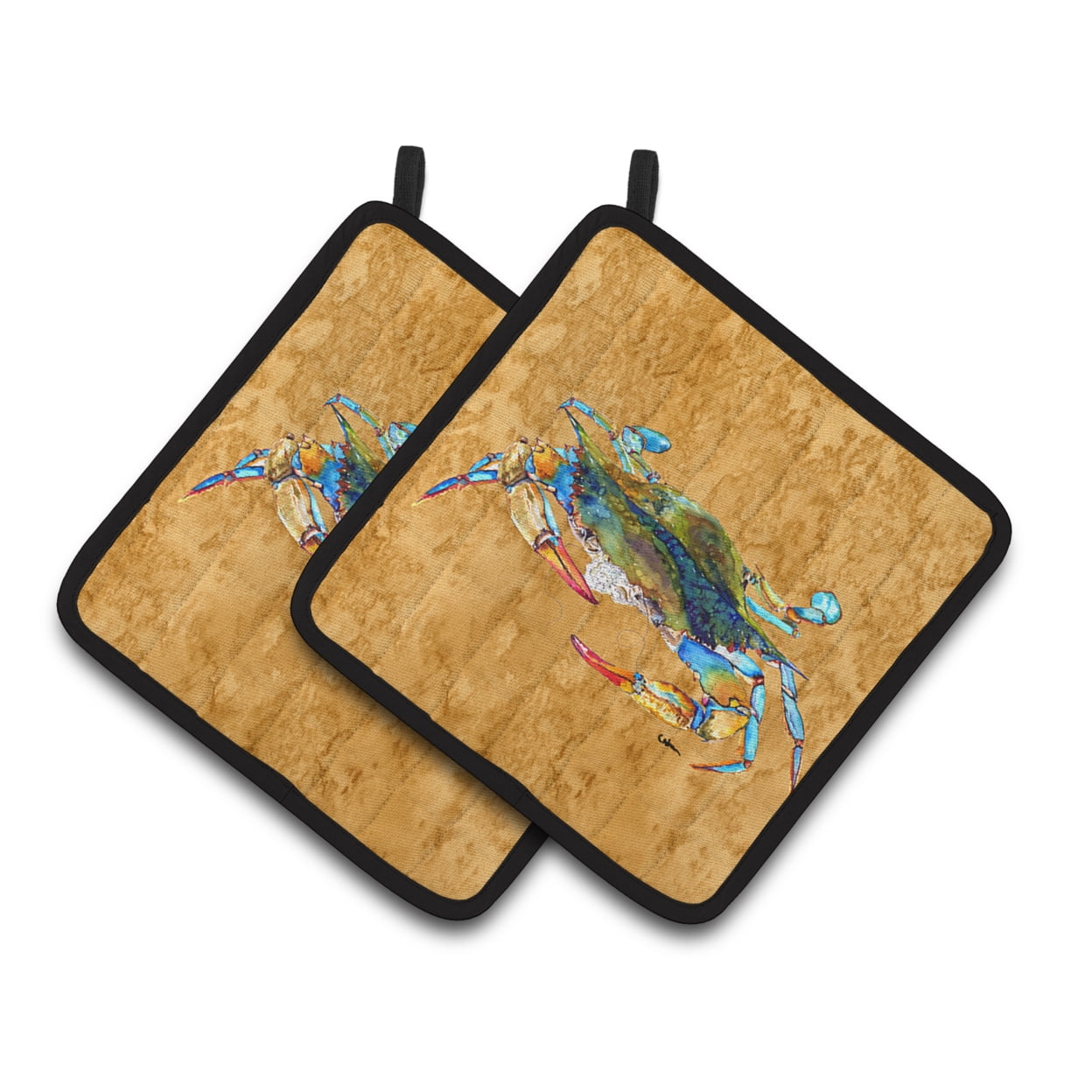 Picture of Carolines Treasures 8655PTHD Crab Pair of Pot Holders