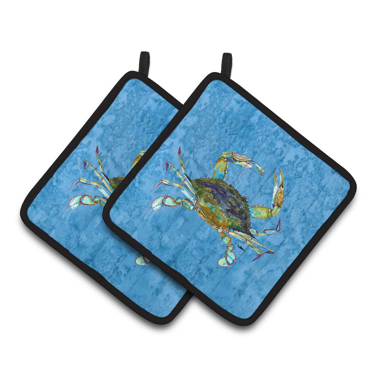 Picture of Carolines Treasures 8656PTHD Crab Pair of Pot Holders