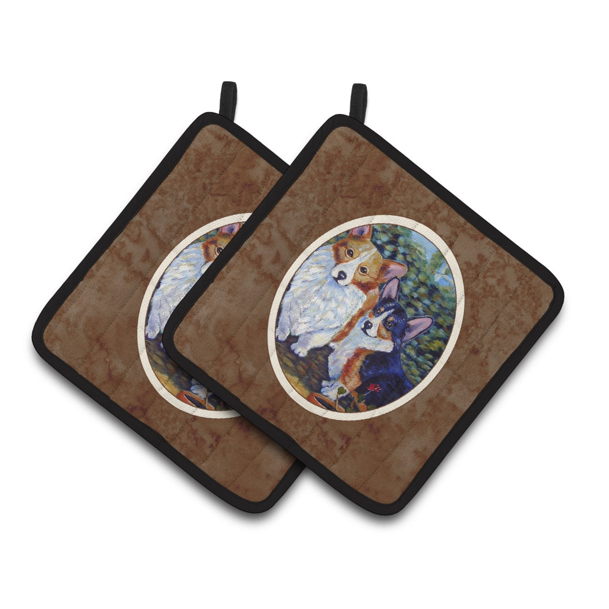 Picture of Carolines Treasures 7094PTHD Cardigan & Pembroke Corgi Pair of Pot Holders